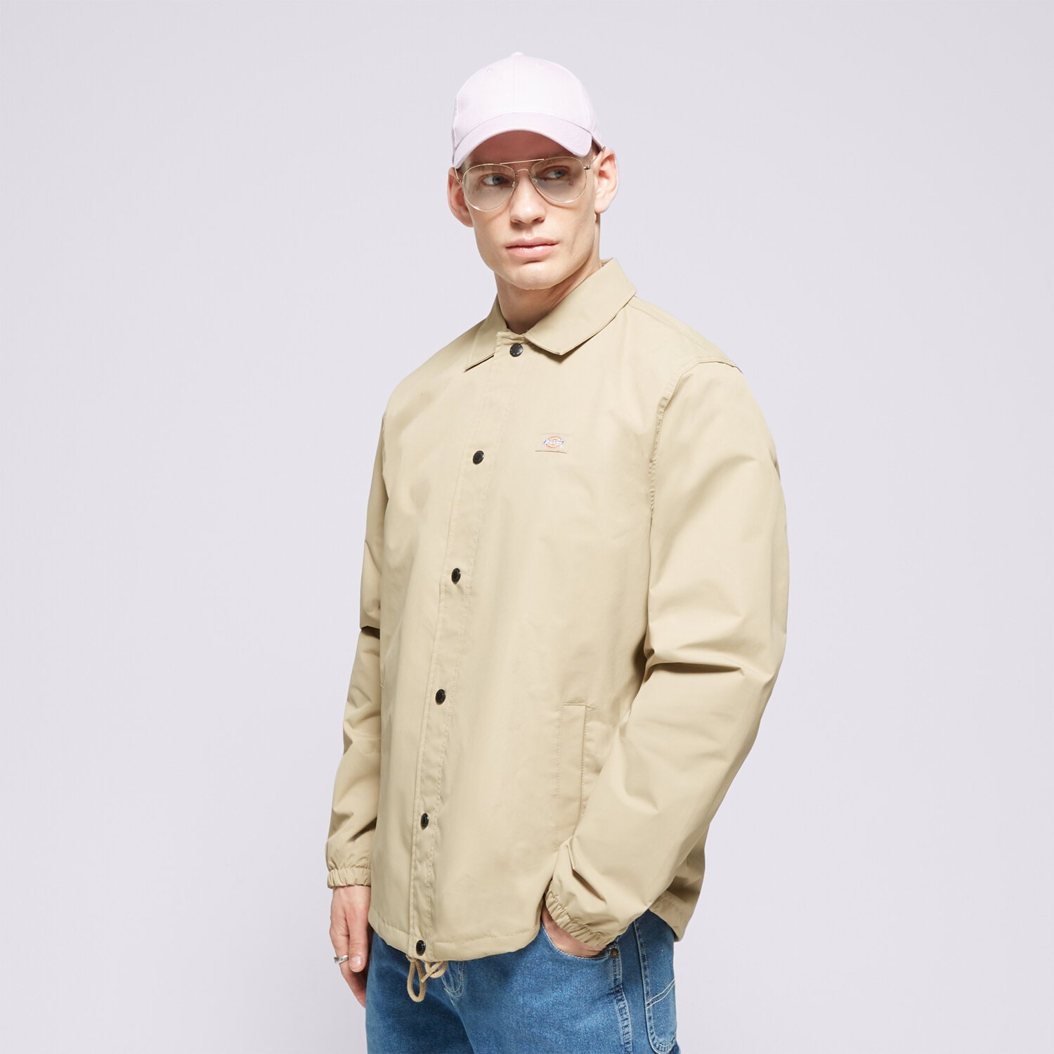Herren Übergangsjacke DICKIES JACKE OAKPORT COACH DK0A4XEWKHK1 Beige