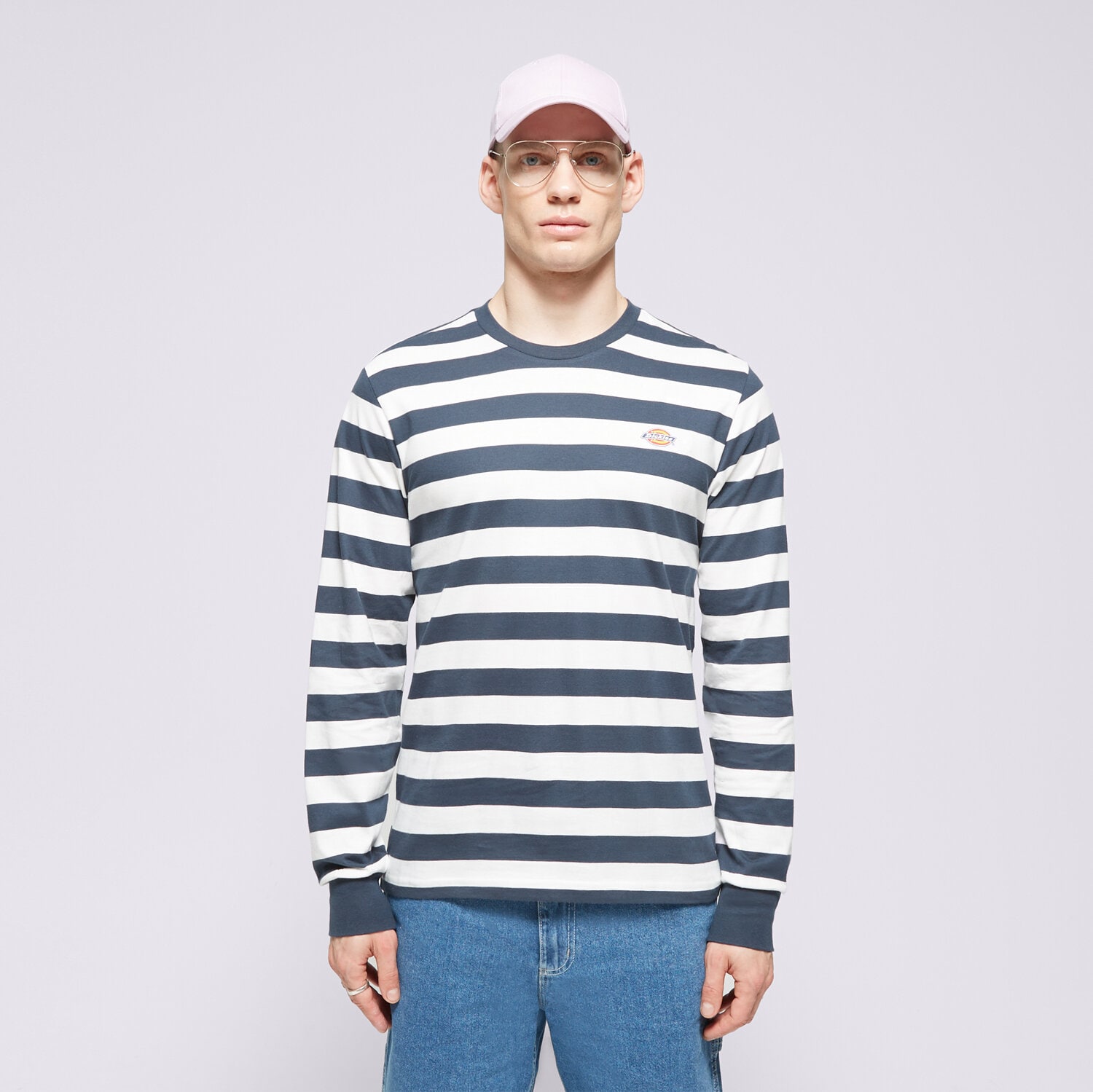 Herren T-Shirt DICKIES T-SHIRT RIVERGROVE DK0A4YFYAF01 Dunkelblau