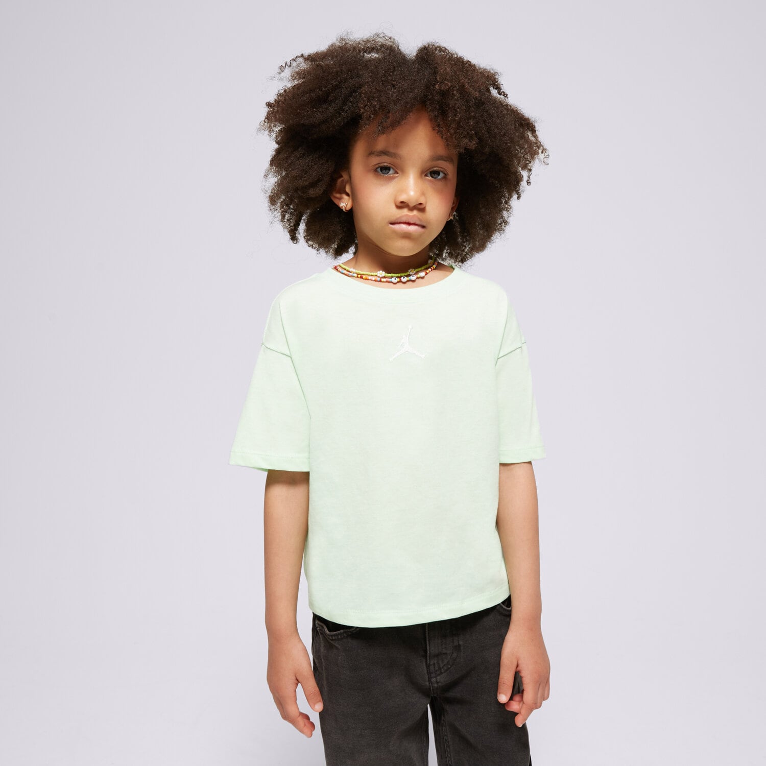 Kinder T-Shirt JORDAN T-SHIRT JORDAN ESSENTIALS TEE GIRL 45A770-E2E Grün