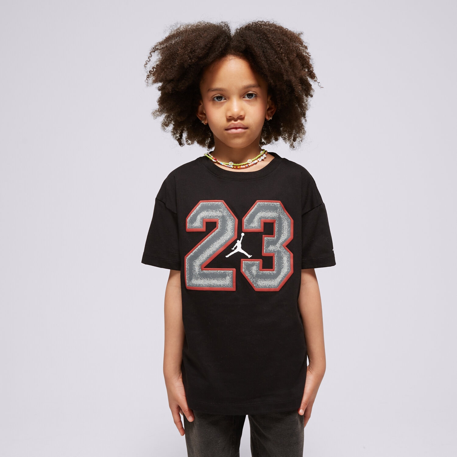 Kinder T-Shirt JORDAN T-SHIRT 23 FLIGHT SS TEE GIRL 45C990-023 Schwarz