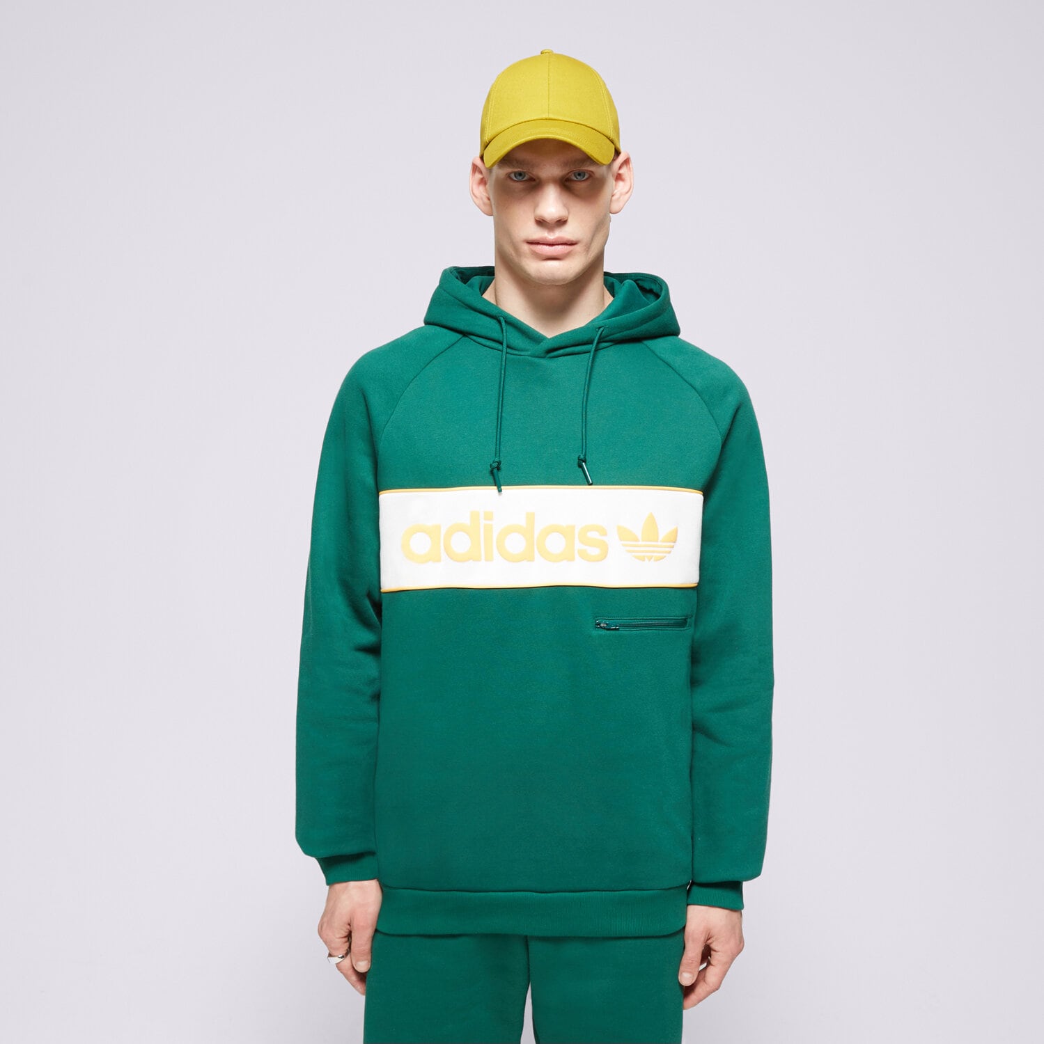 Herren ADIDAS HOODIE NY HOODIE IS5734 Grün