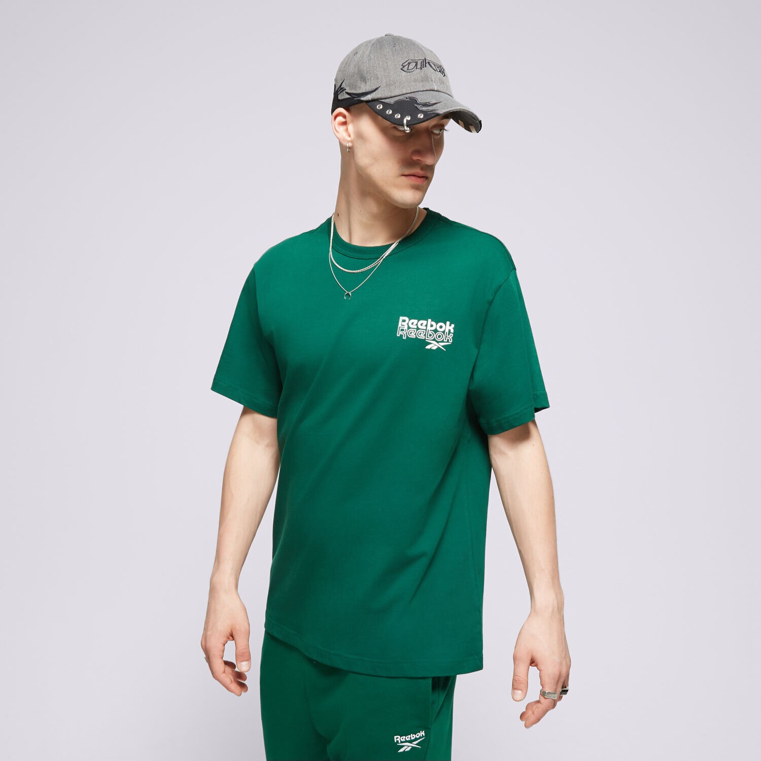 Herren T-Shirt REEBOK T SHIRT RI PROP OF RBK GFX SS 100076384 Grün