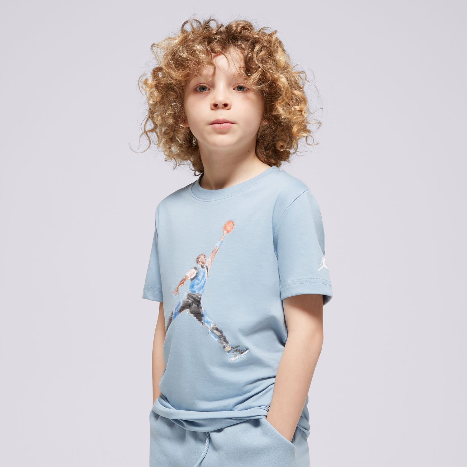 Kinder T-Shirt JORDAN T-SHIRT WATERCOLOR JUMPMAN S/S TEE BOY