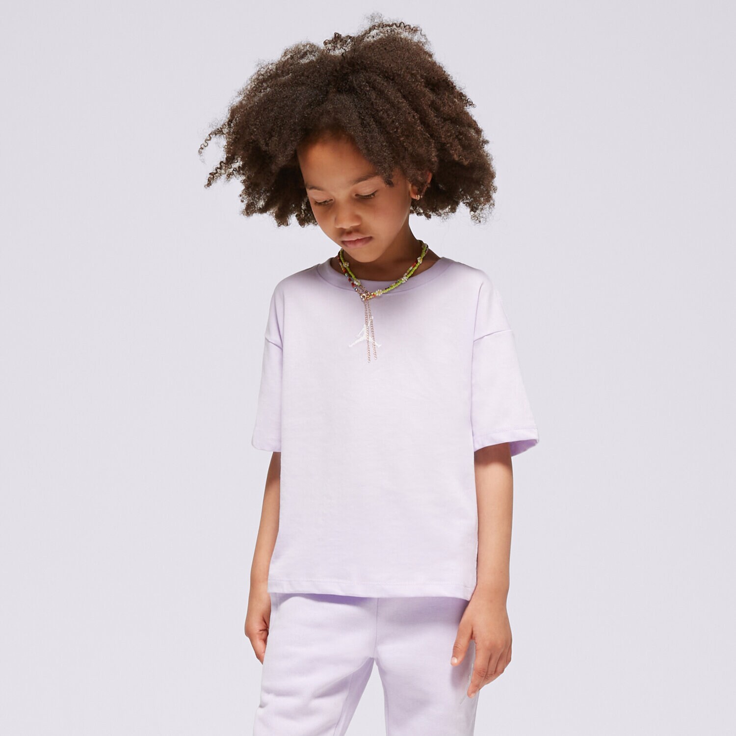 Kinder T-Shirt JORDAN T-SHIRT JORDAN ESSENTIALS TEE GIRL 45A770-P36 Violet