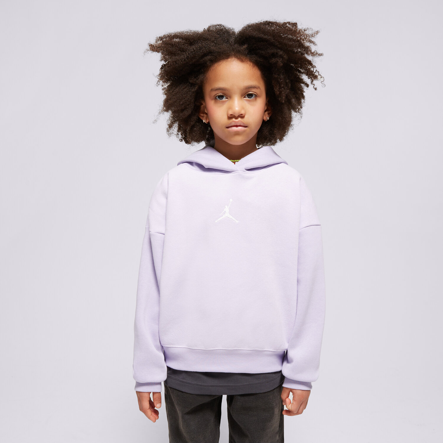 Kinder JORDAN HOODIE ICON PLAY PO HOODIE GIRL 45C695-P36 Violet