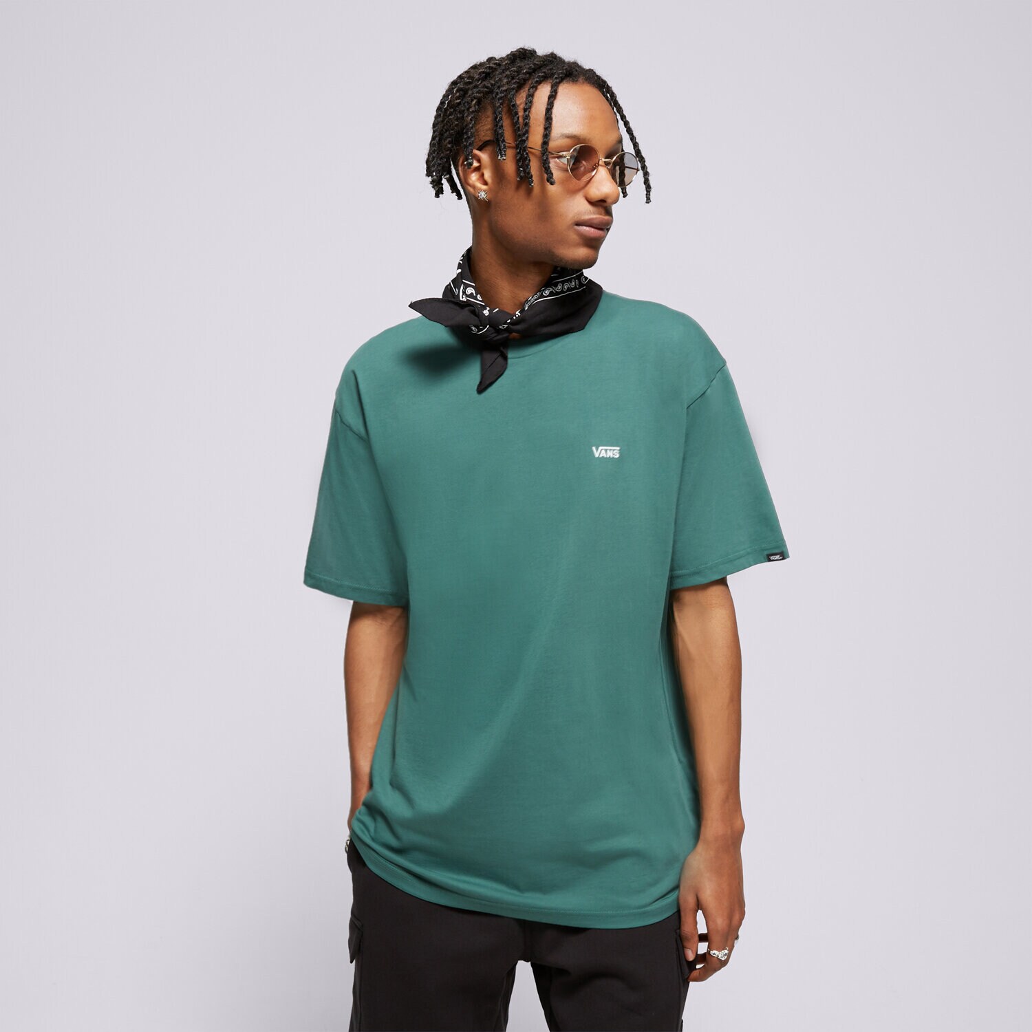 Herren T-Shirt VANS T-SHIRT LEFT CHEST BISTRO GREEN VN0A3CZEBDX1 Grün