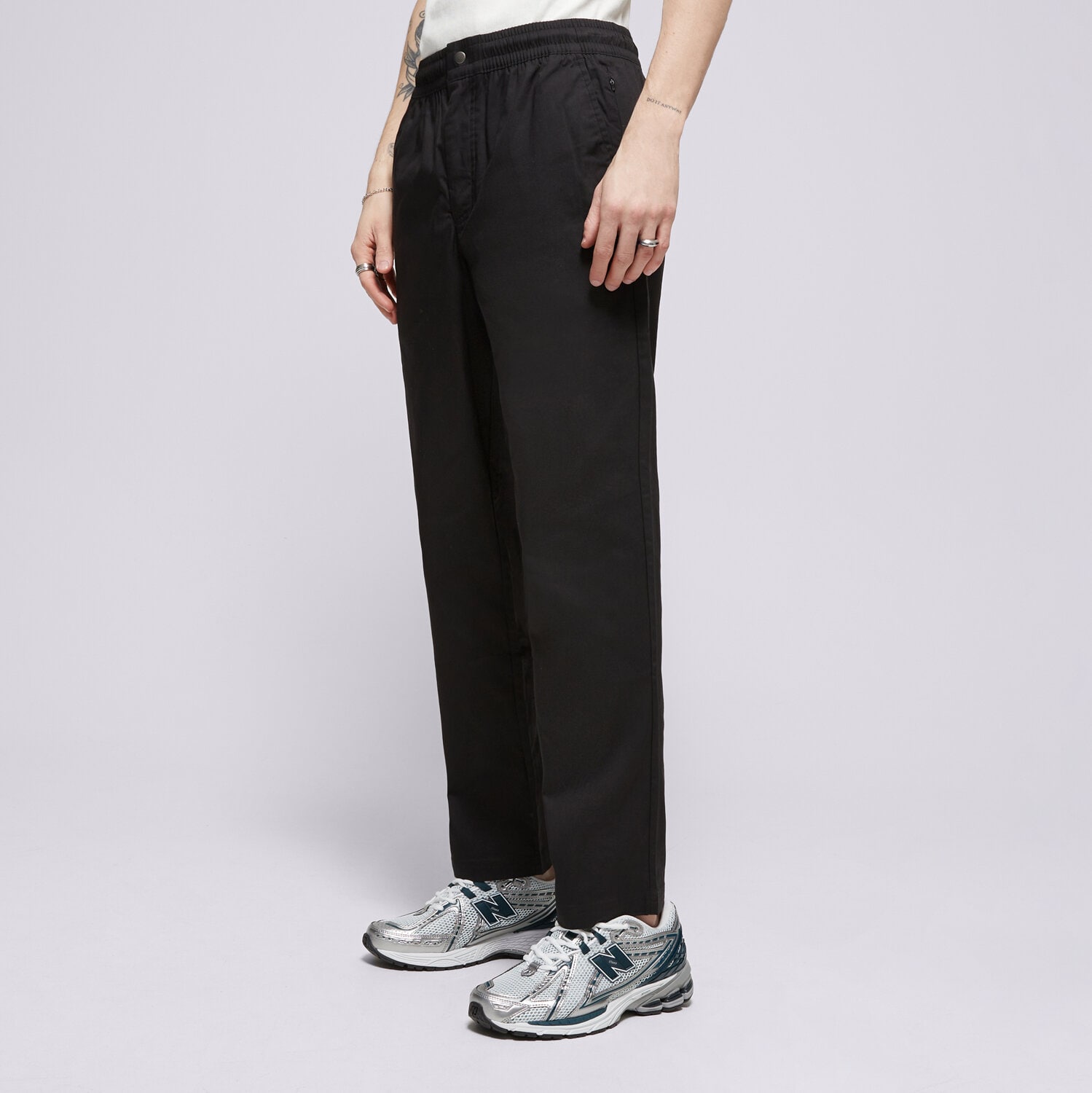Herren Hosen NEW BALANCE HOSE ICON TWILL TAPERED MP41575BK Schwarz