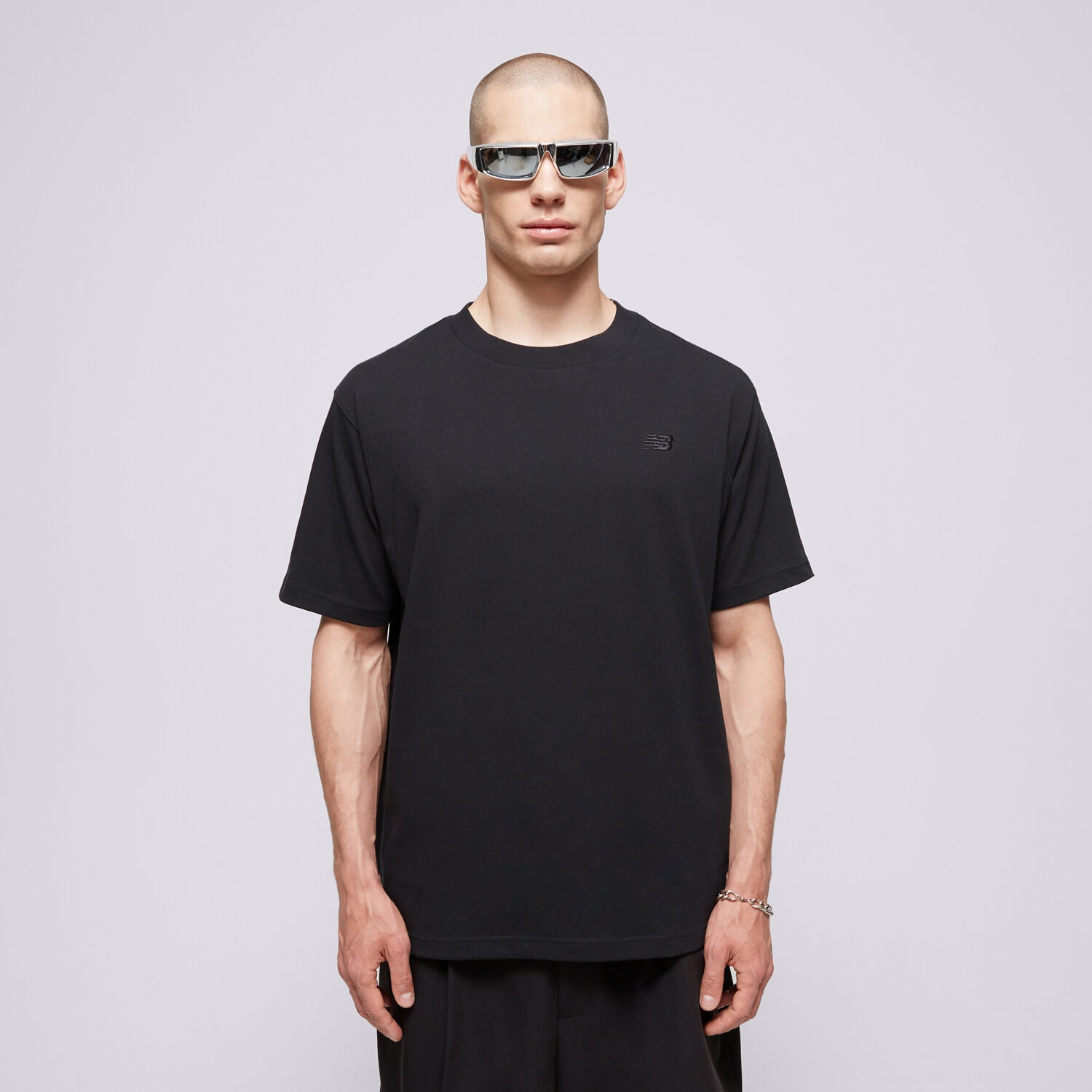Herren T-Shirt NEW BALANCE T-SHIRT ATHLETICS JERSEY TEE MT41533BK Schwarz