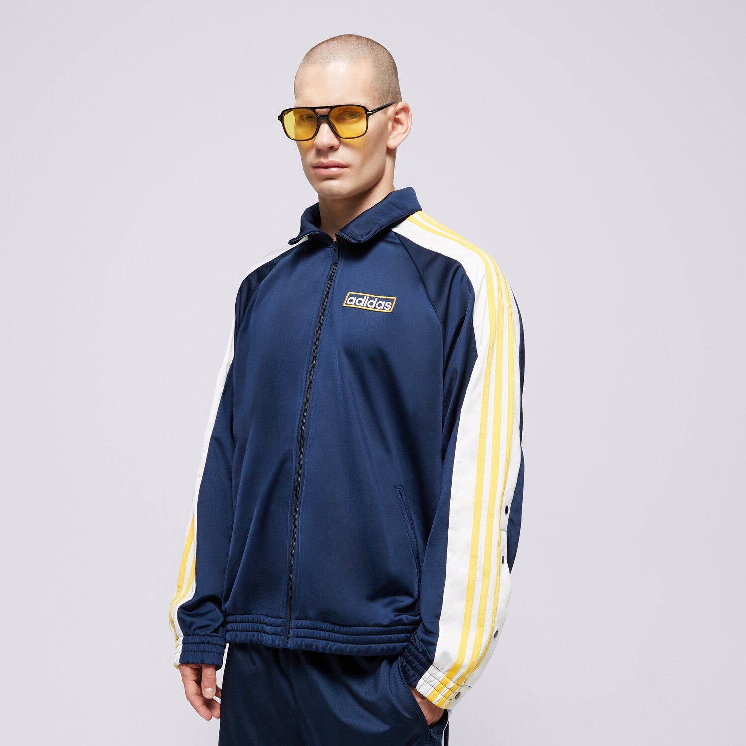 Herren ADIDAS SWEATSHIRT ADIBREAK TT IU2363 Dunkelblau