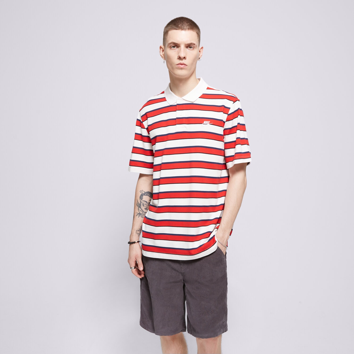 Herren Polo-Shirt NIKE POLO M NK CLUB STRIPE POLO FN3896-133 Multicolor