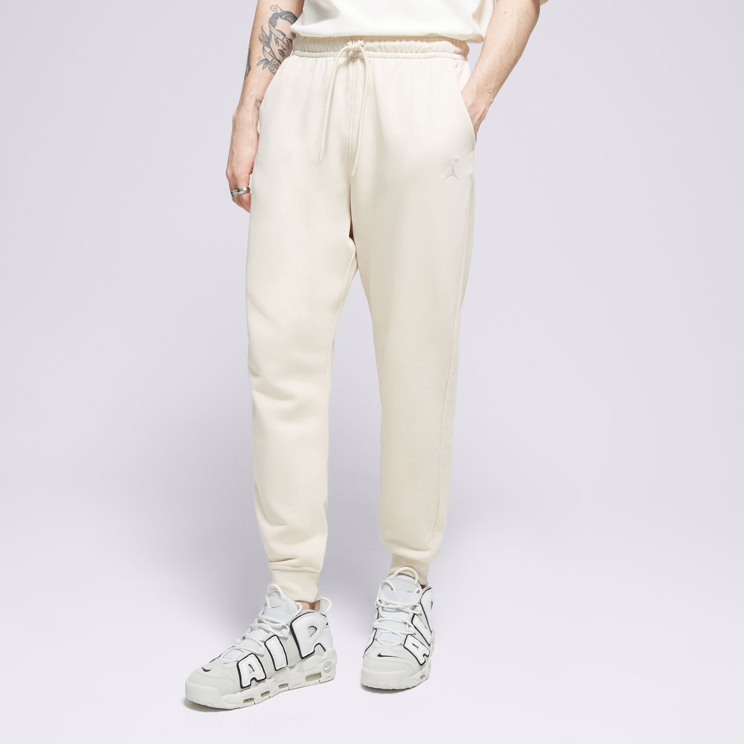 Herren Hosen HOSE M JORDAN ESS FLC PANT LB FQ7761-203 Beige
