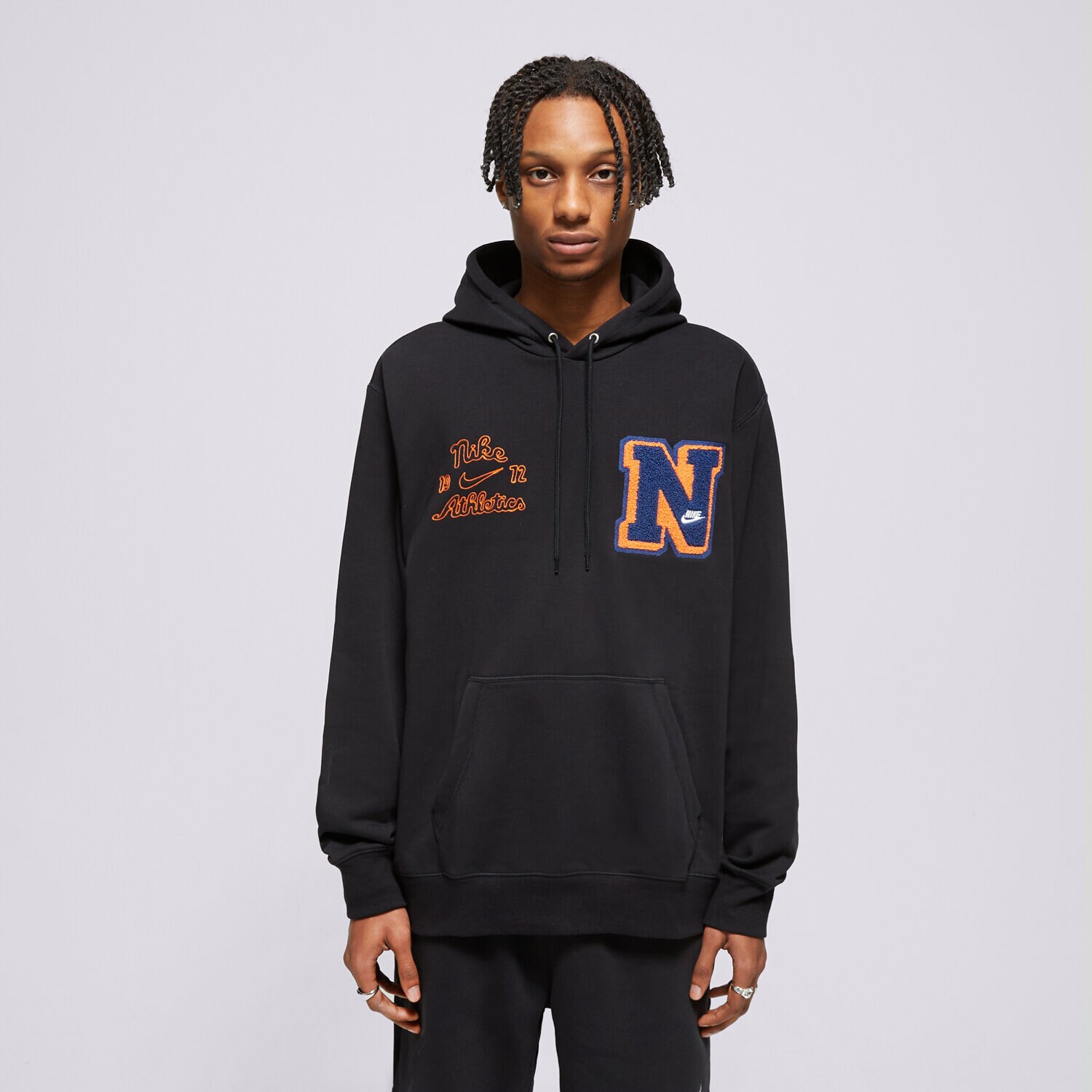 Herren NIKE HOODIE M NK CLUB FT PO HDY VRSTY FN3100-010 Schwarz