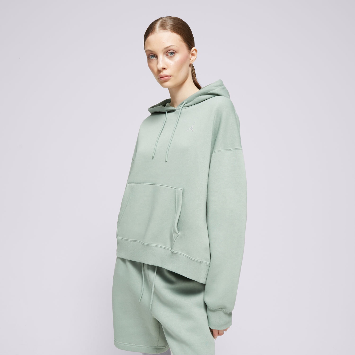 Damen JORDAN HOODIE W J BRKLN FLC PO FN4488-304 Grün