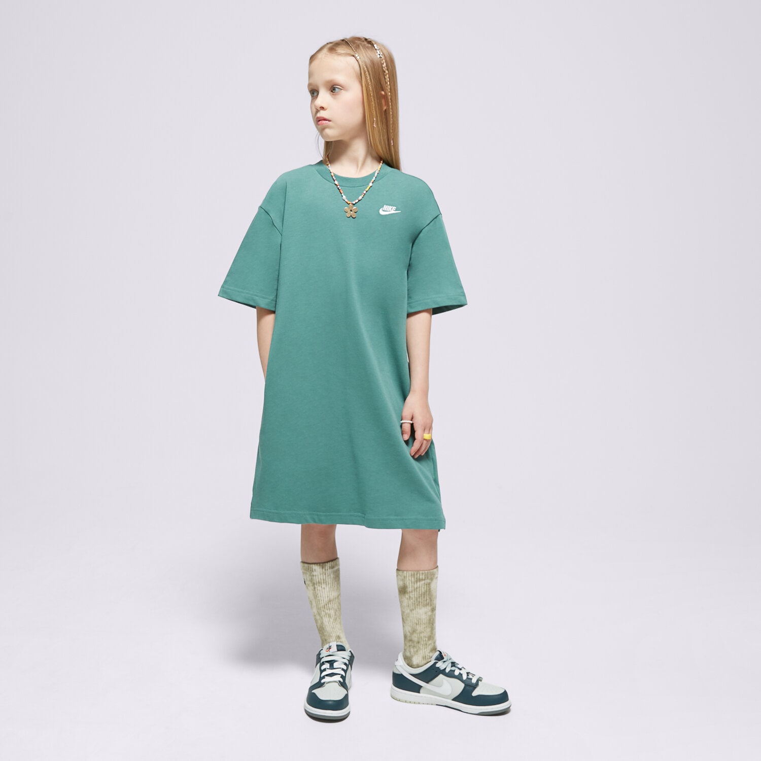 Kinder NIKE KLEID NIKE SPORTSWEAR GIRL FB1258-361 Grün
