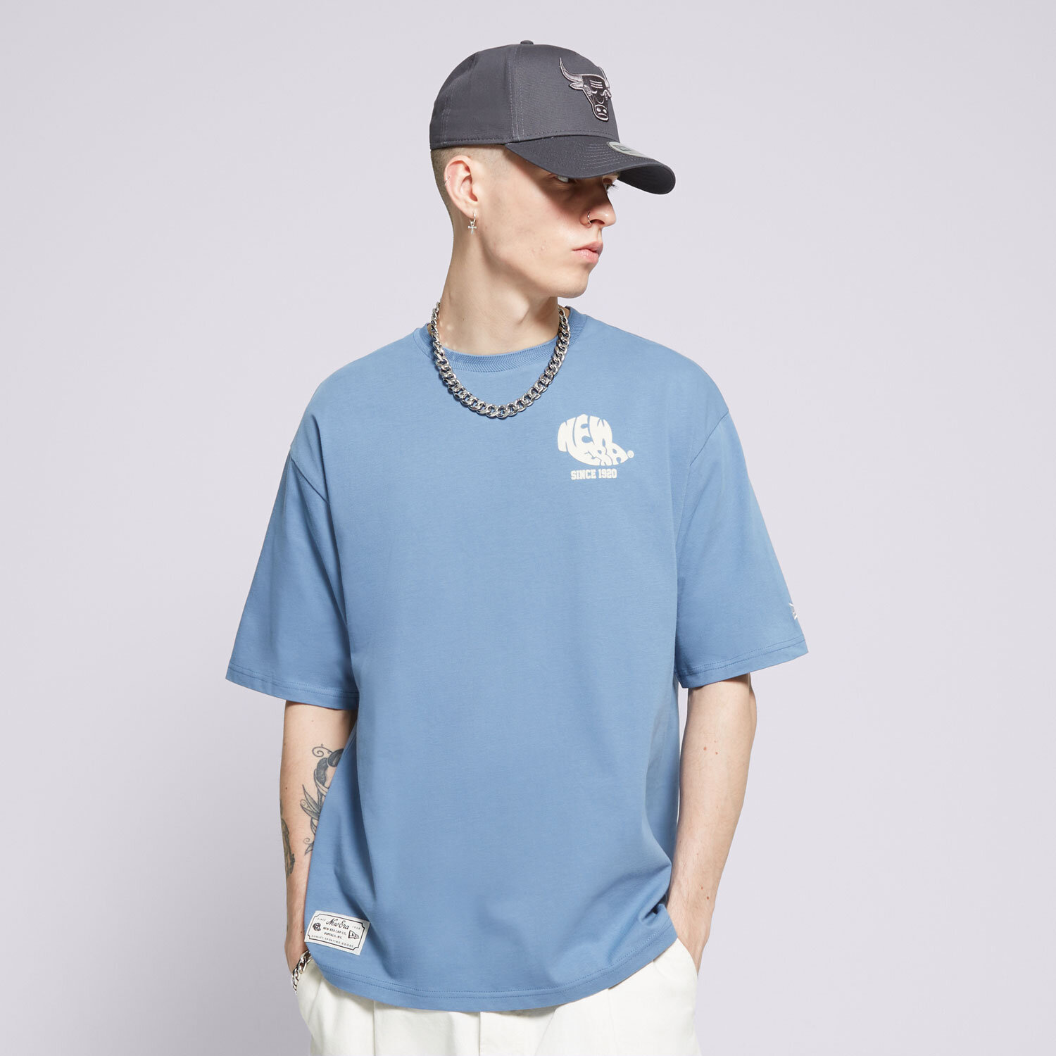 Herren T-Shirt NEW ERA T-SHIRT NE GRPHC BP OS NONE 60502646 Blau