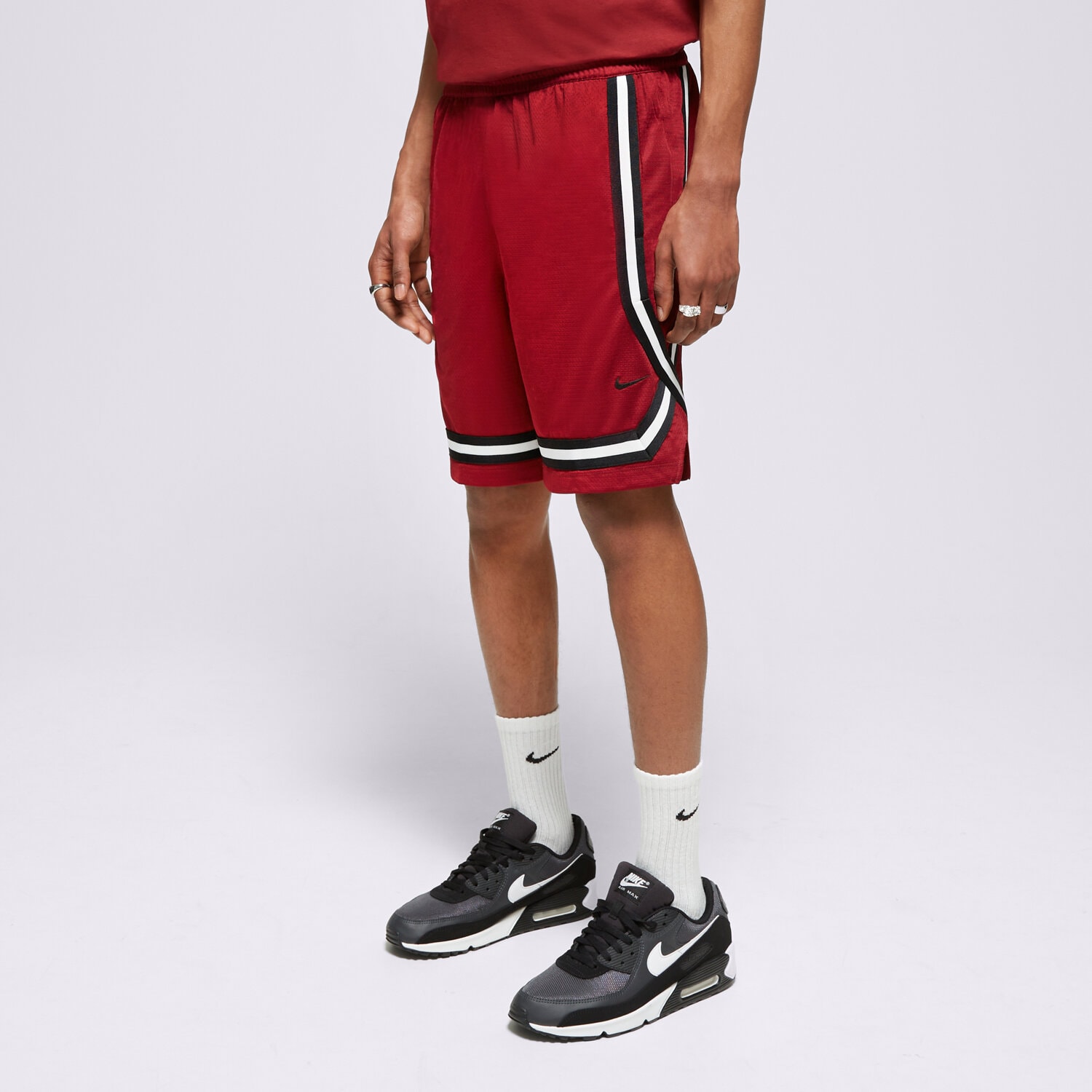 Herren Shorts NIKE SHORTS M NK DF DNA CRSOVR 8IN SSNL FN2883-677 Dunkelrot