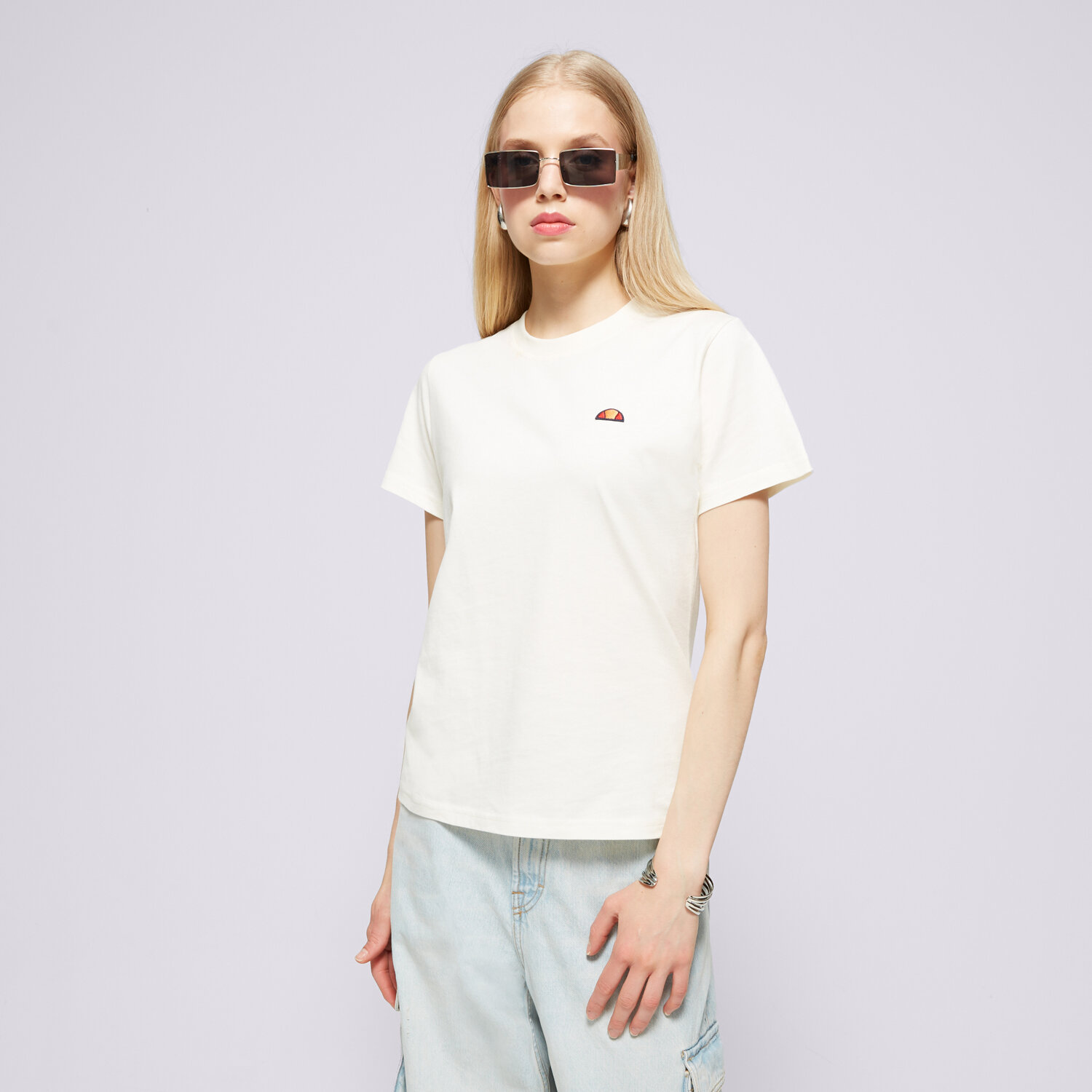 Damen T-Shirt ELLESSE T-SHIRT MELINDA OFF WHITE SMG19604904 Beige
