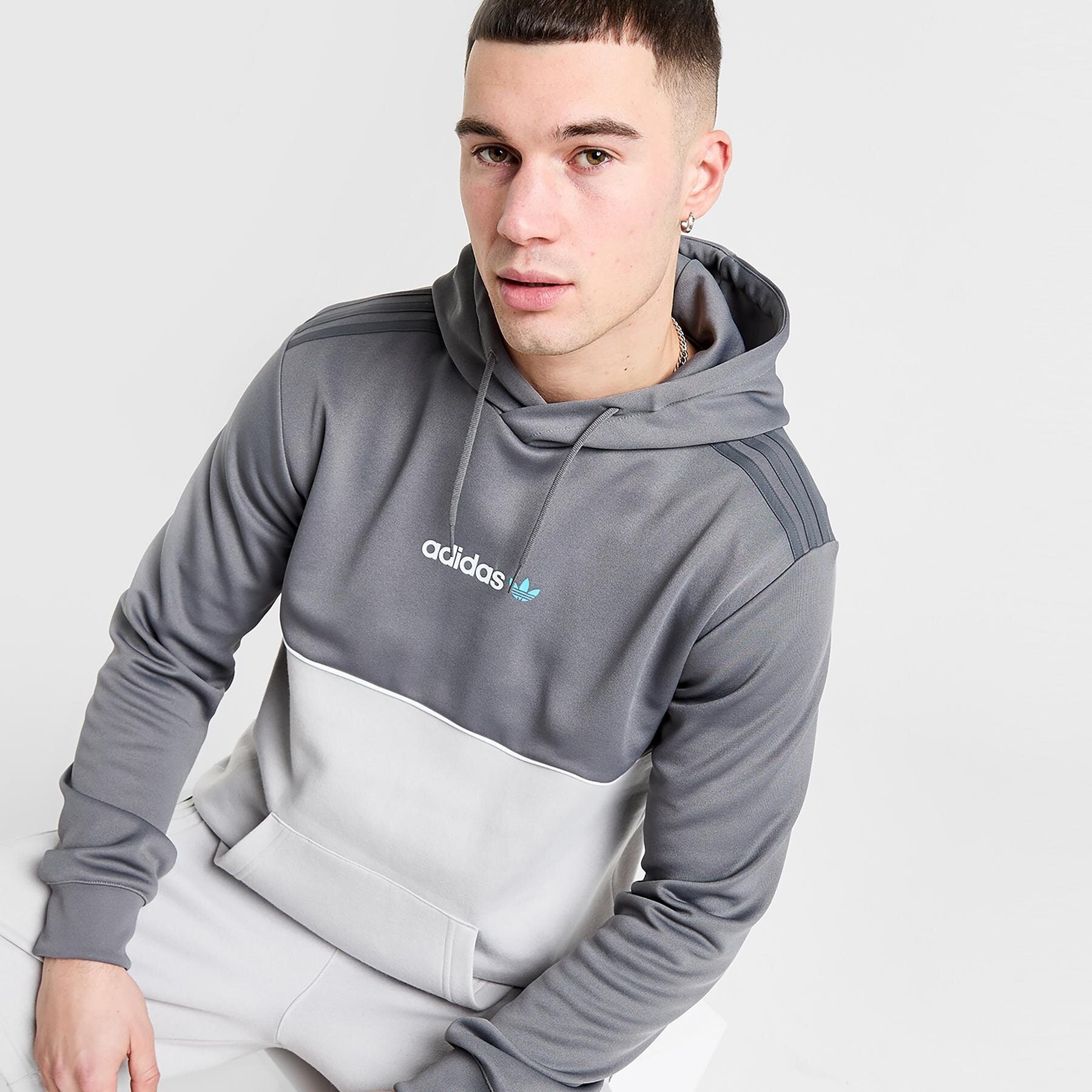 Herren ADIDAS HOODIE CM OH HD FABRIC MIX IW6424 Grau