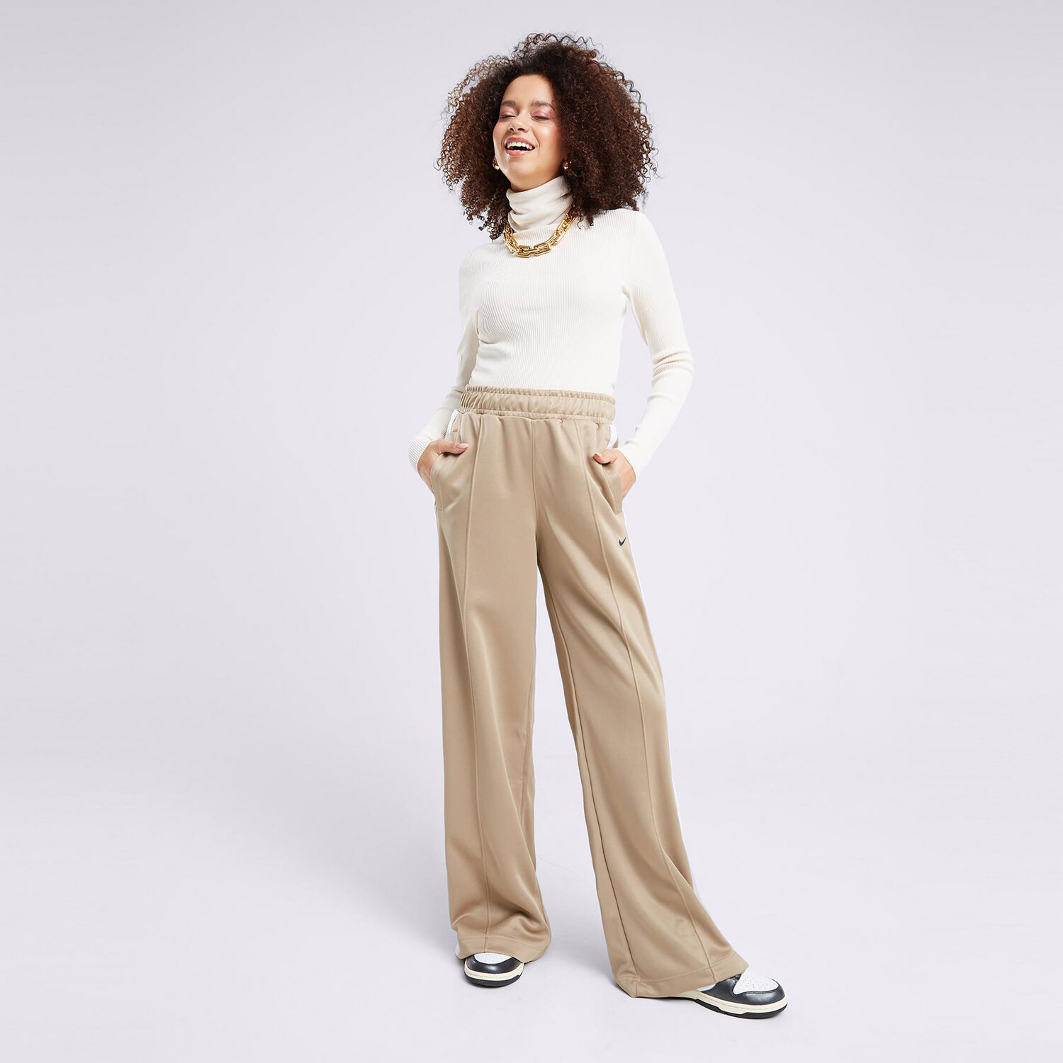 Damen Hosen NIKE HOSE W NSW PK PANT SW STREETSWEAR FZ7279-247 Khaki