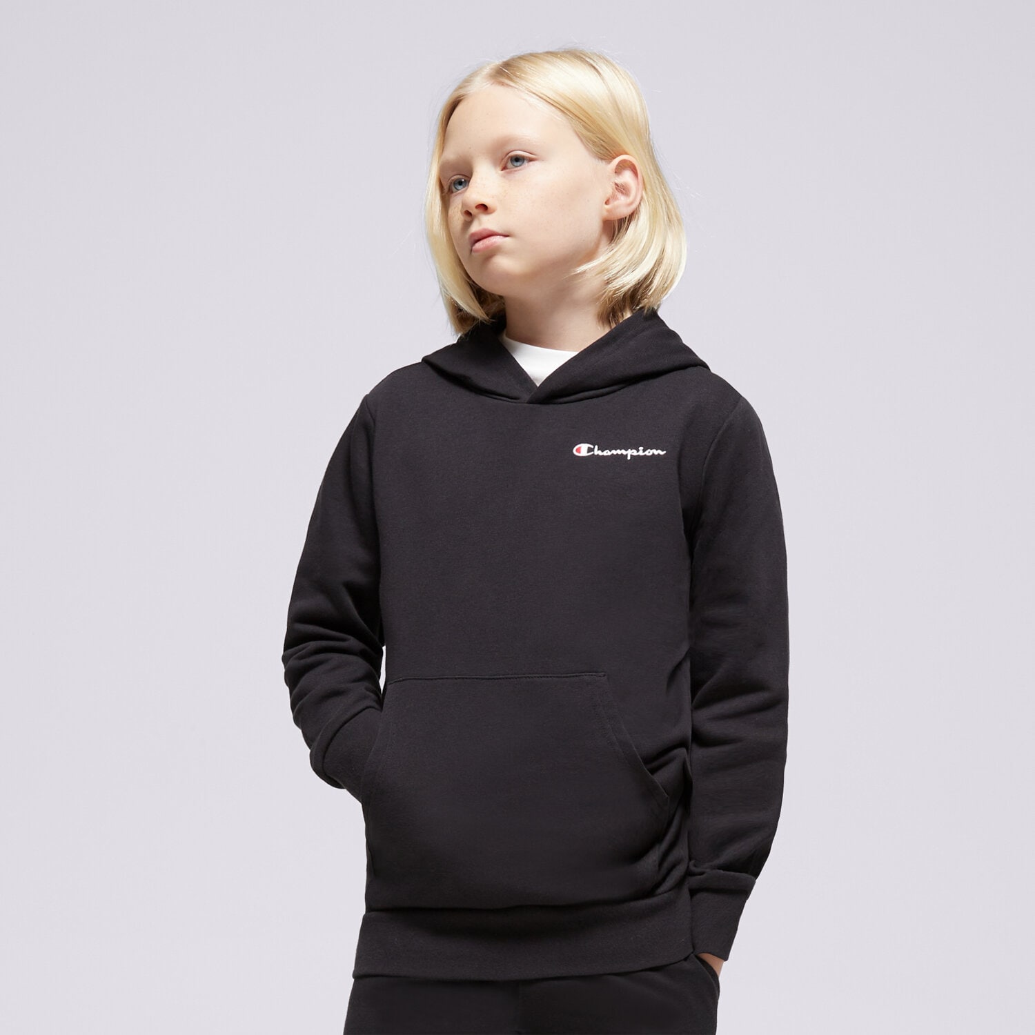 Kinder CHAMPION HOODIE HOODED SWEATSHIRT B 306756KK001 Schwarz