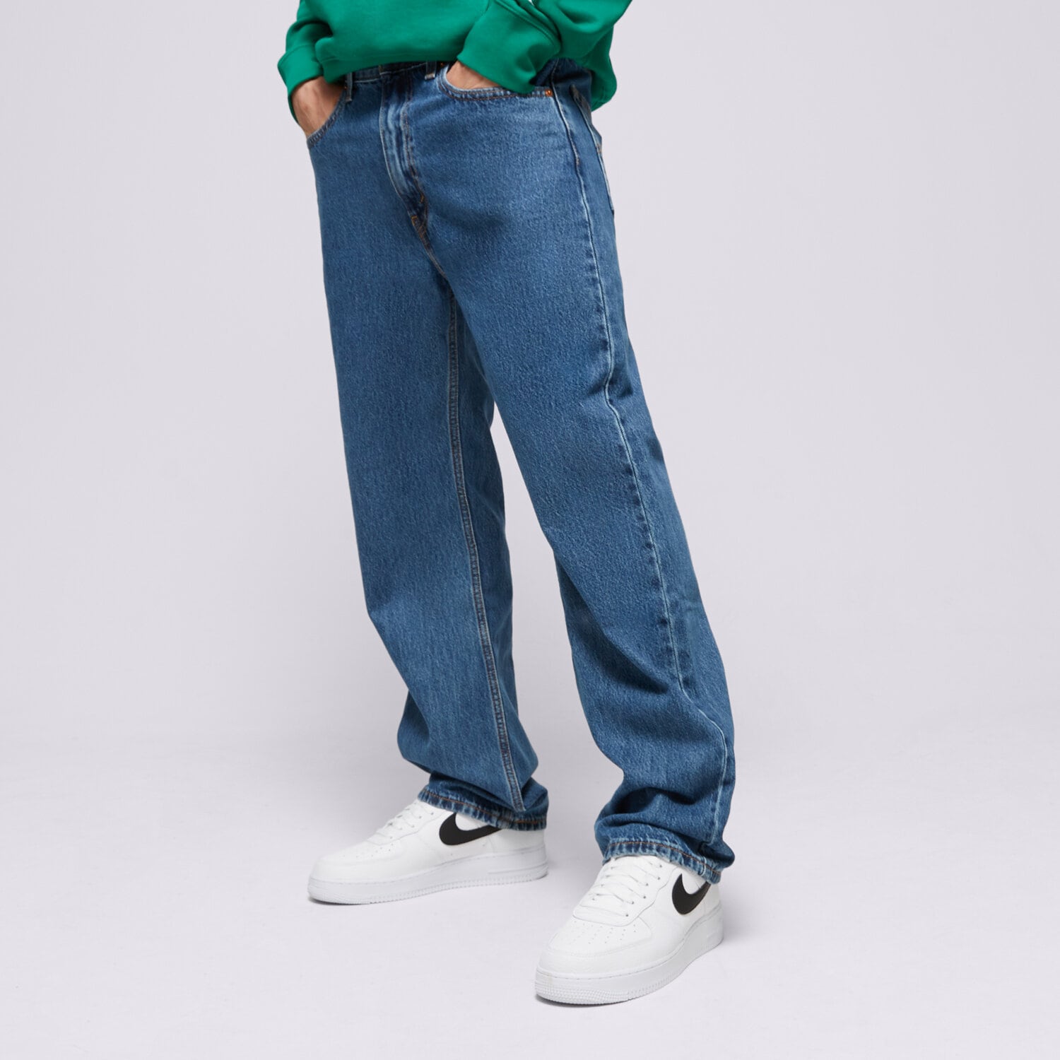 Herren Hosen LEVI'S HOSE 565 97 LOOSE STRAIGHT MED INDIGO A7221-0000 Blau