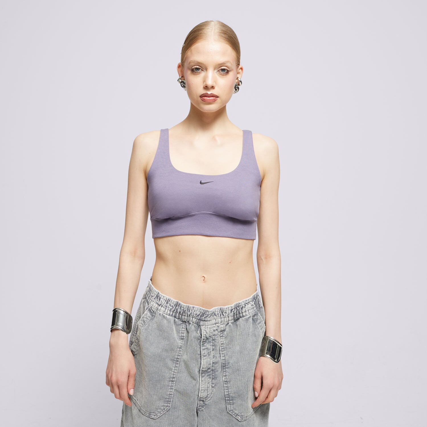 Damen T-Shirt NIKE TOP W NSW NK CHLL FT CRP TANK FN2832-509 Violet