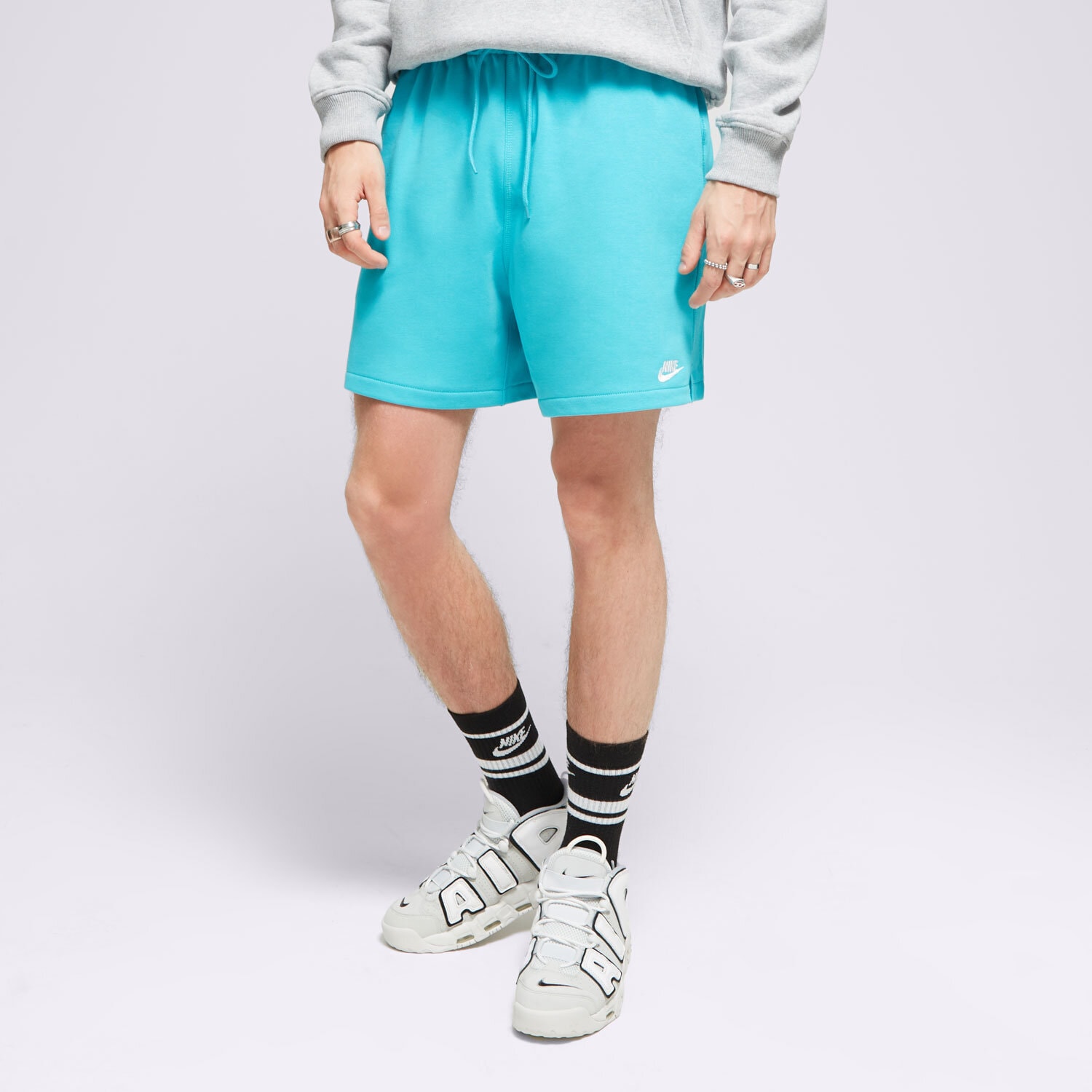 Herren Shorts NIKE SHORTS M NK CLUB FLOW FT SHORT FN3520-345 Blau