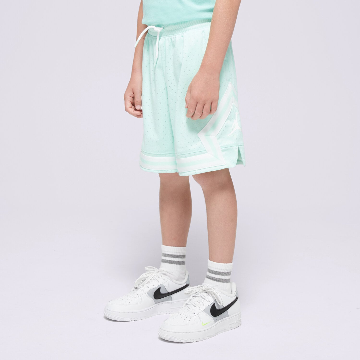 Kinder JORDAN SHORTS JDN AIR DIAMOND SHORT BOY 95B136-E6D Türkis