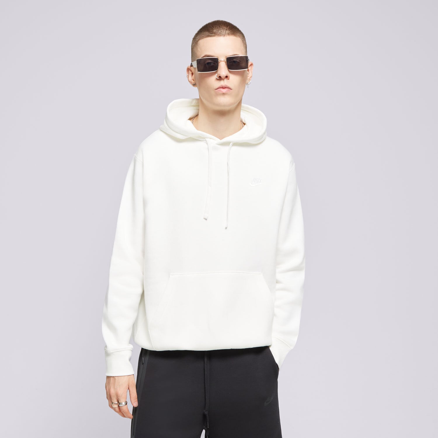Herren NIKE HOODIE SPORTSWEAR CLUB FLEECE BV2654-134 Beige