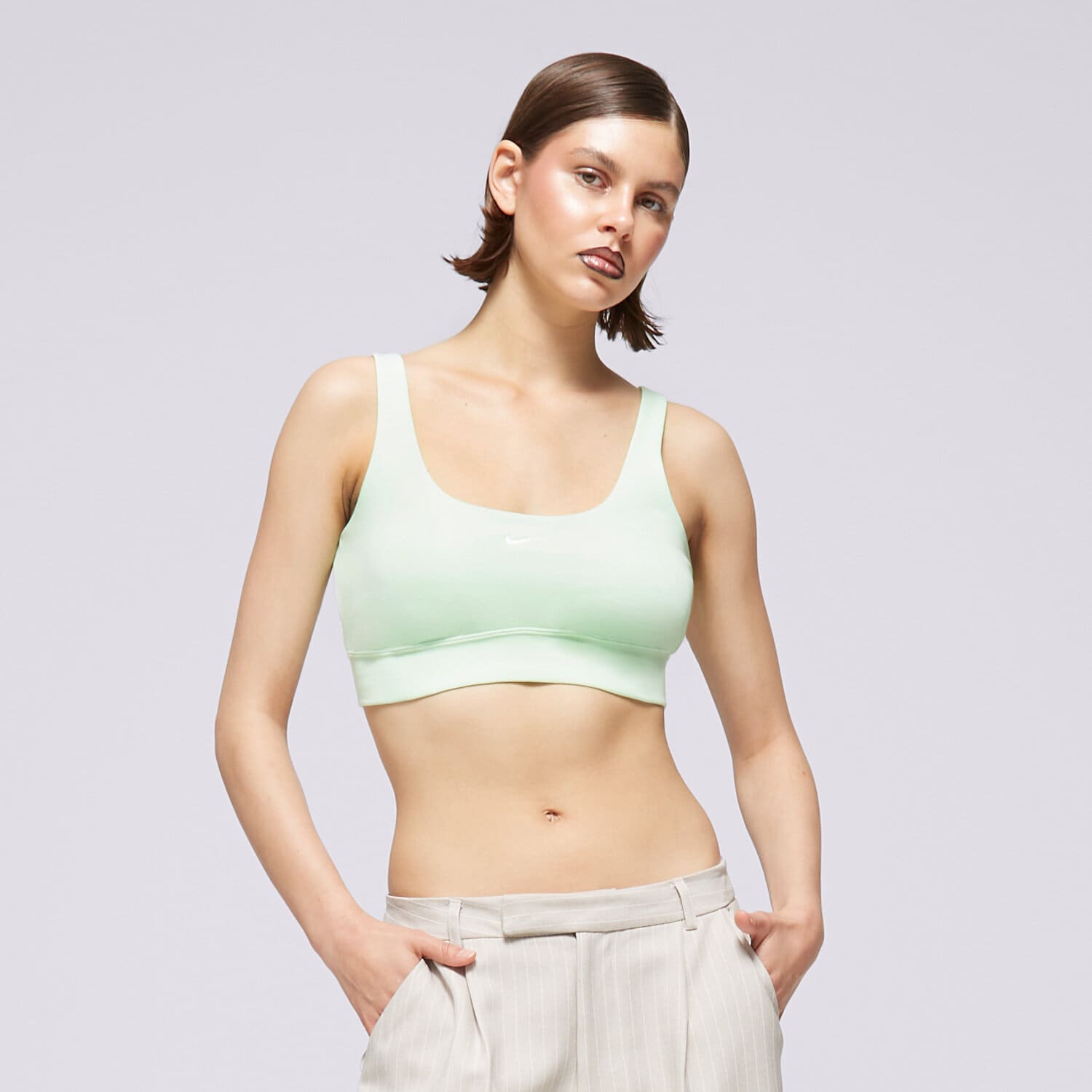 Damen T-Shirt NIKE TOP W NSW NK CHLL FT CRP TANK FN2832-376 Grün