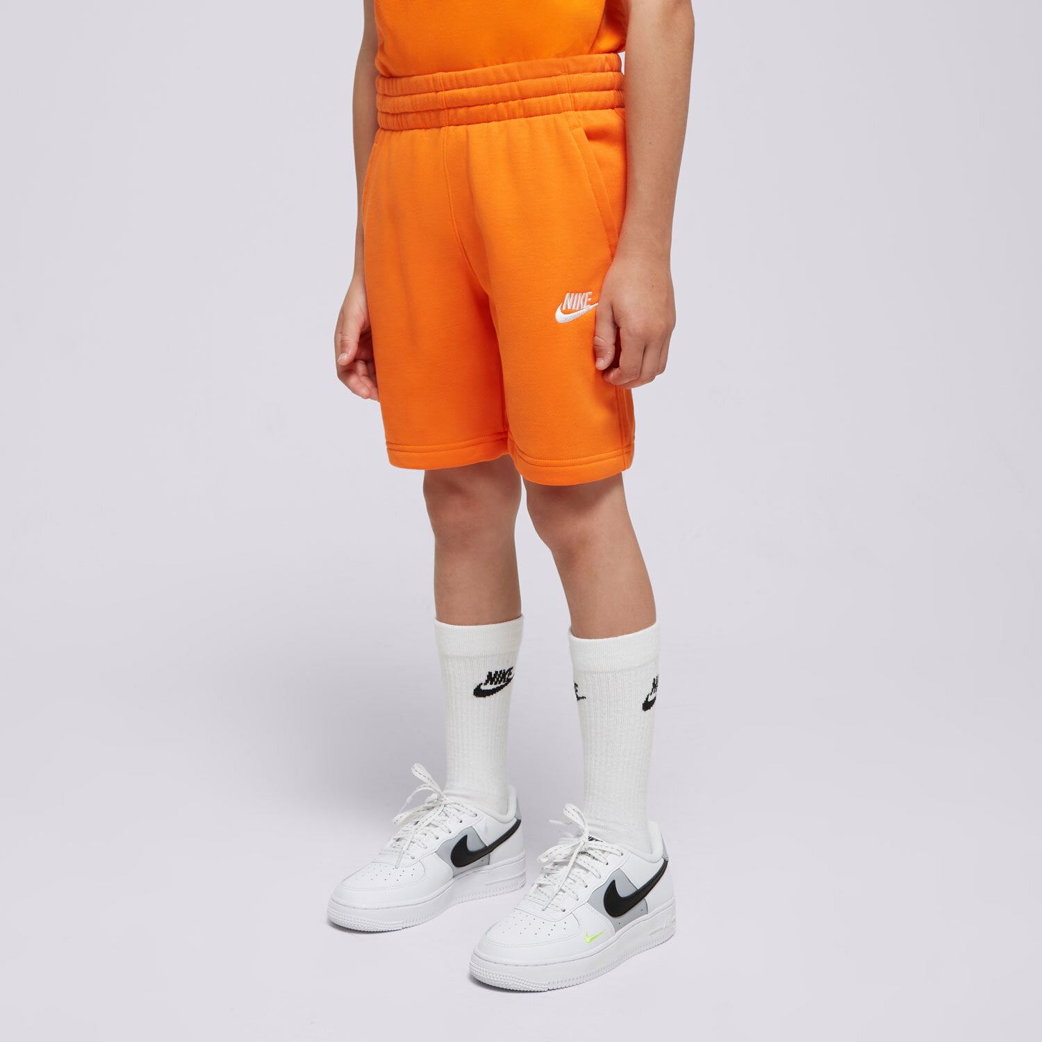 Kinder NIKE SHORTS SPORTSWEAR CLUB FLEECE BOY FD3015-819 Orange