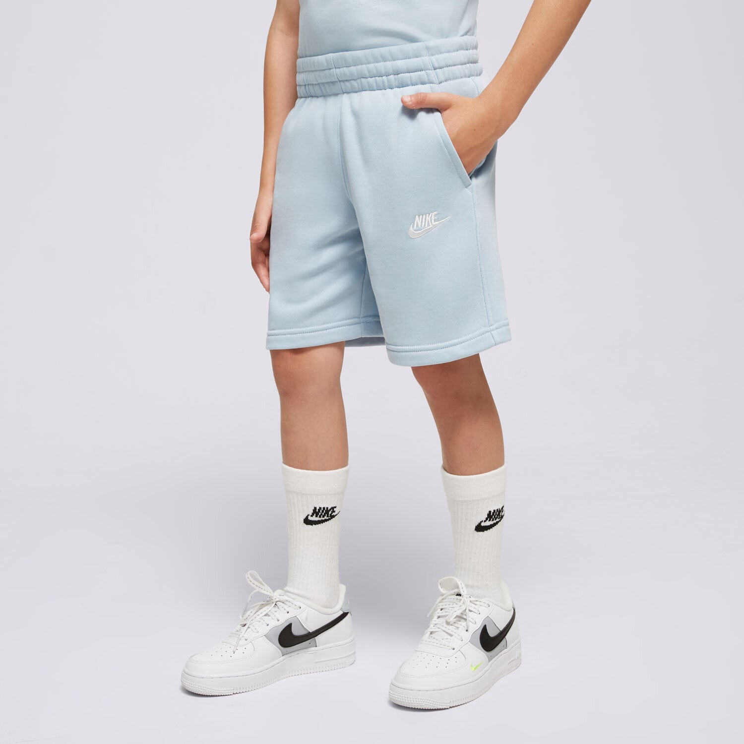 Kinder NIKE SHORTS SPORTSWEAR CLUB FLEECE BOY FD3015-440 Blau