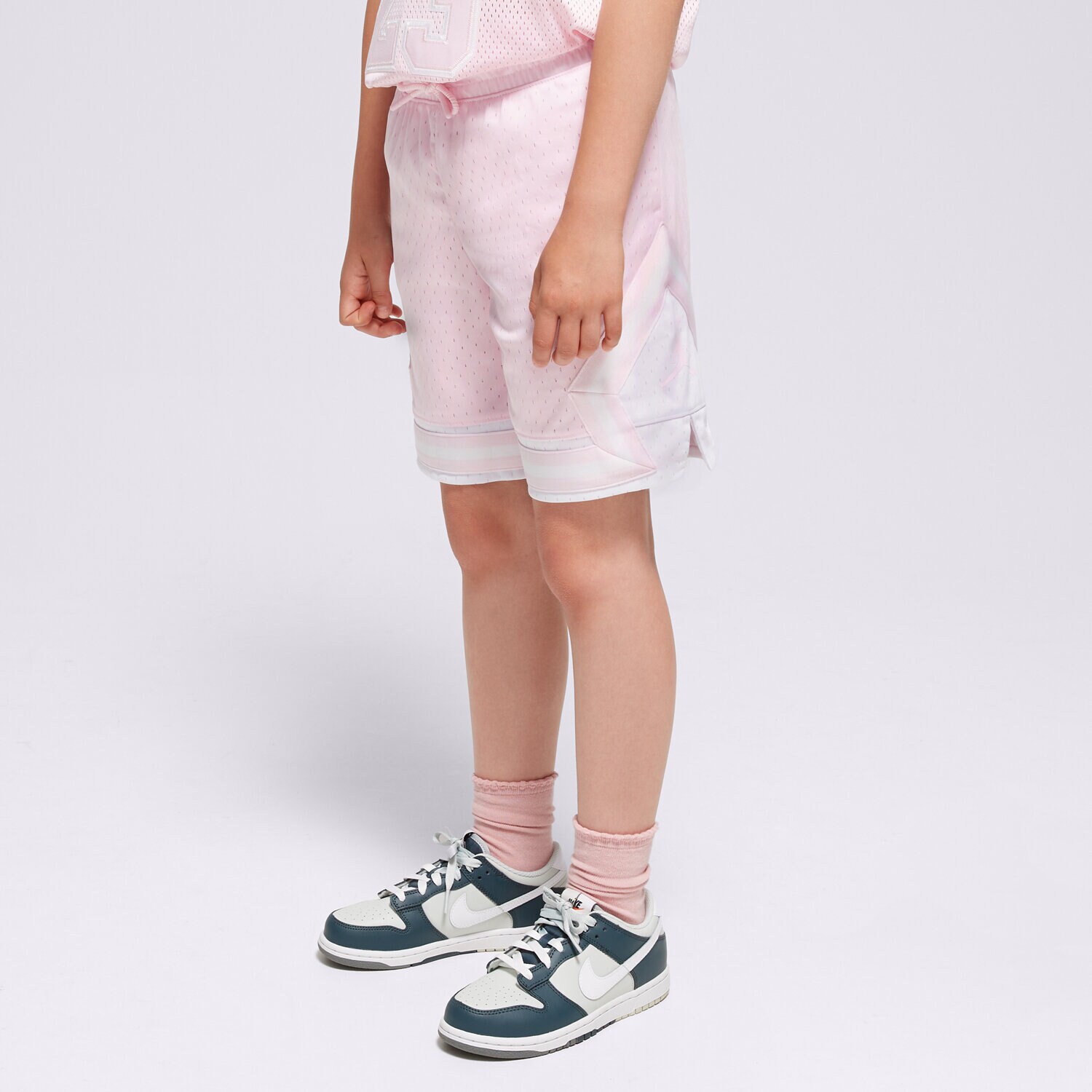 Kinder JORDAN SHORTS JDN AIR DIAMOND SHORT GIRL 45B136-A9Y Rosa