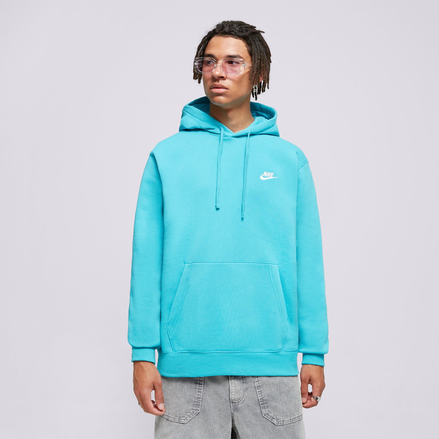 Herren NIKE HOODIE SPORTSWEAR CLUB FLEECE BV2654-345 Blau