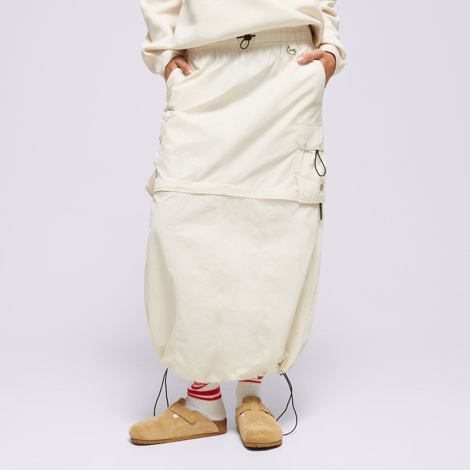 Damen Rock DICKIES ROCK JACKSON SKIRT W WHITECAP DK0A4YV7F901 Beige