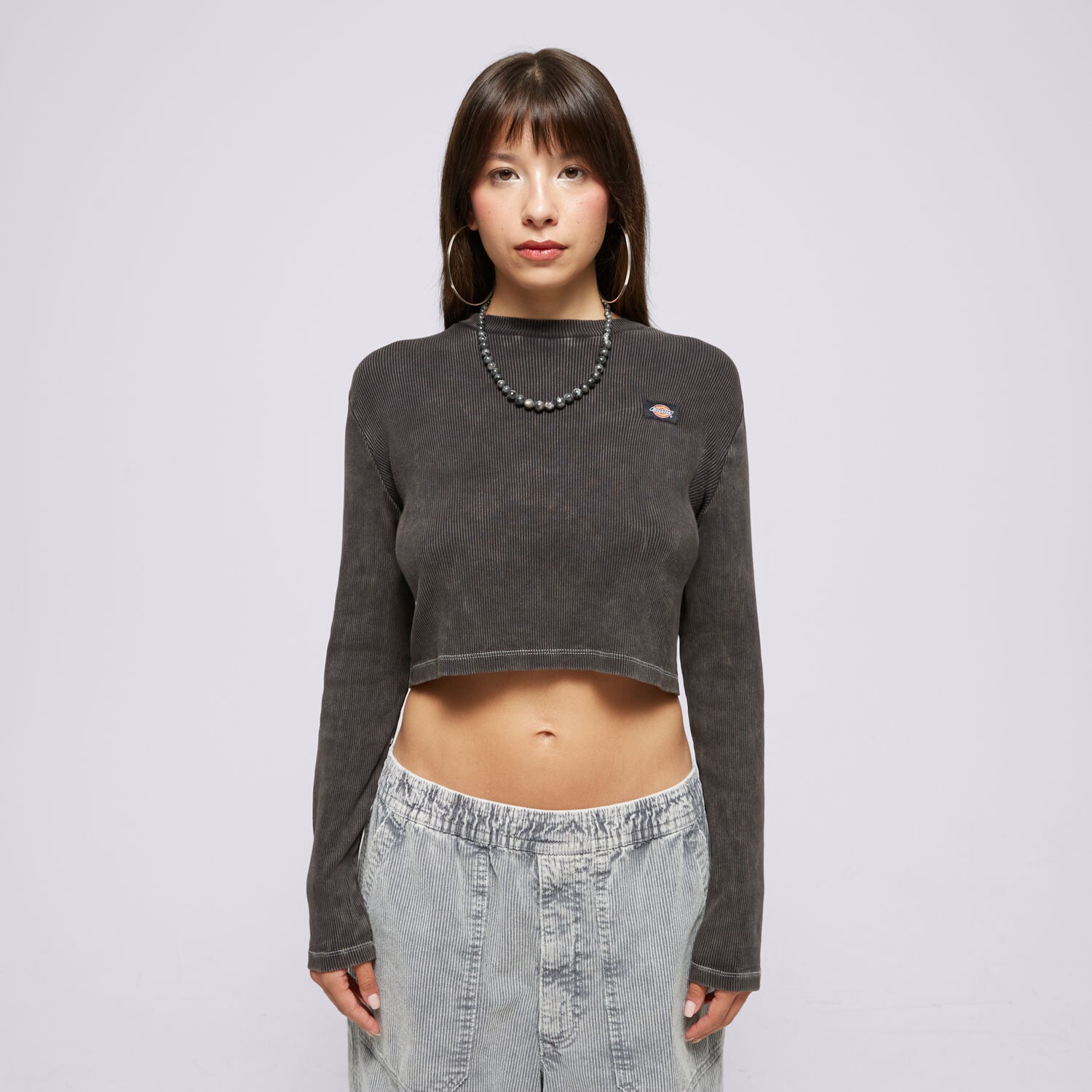 Damen T-Shirt DICKIES T-SHIRT NEWINGTON TEE LS W DK0A4YYQH86 Schwarz