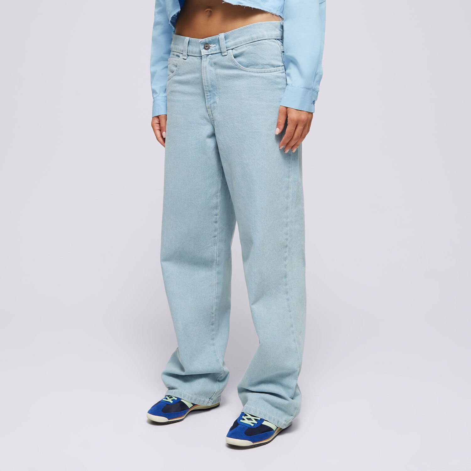 Damen Hosen DICKIES HOSE HERNDON DENIM W VINTAGE DK0A4YPYC151 Blau