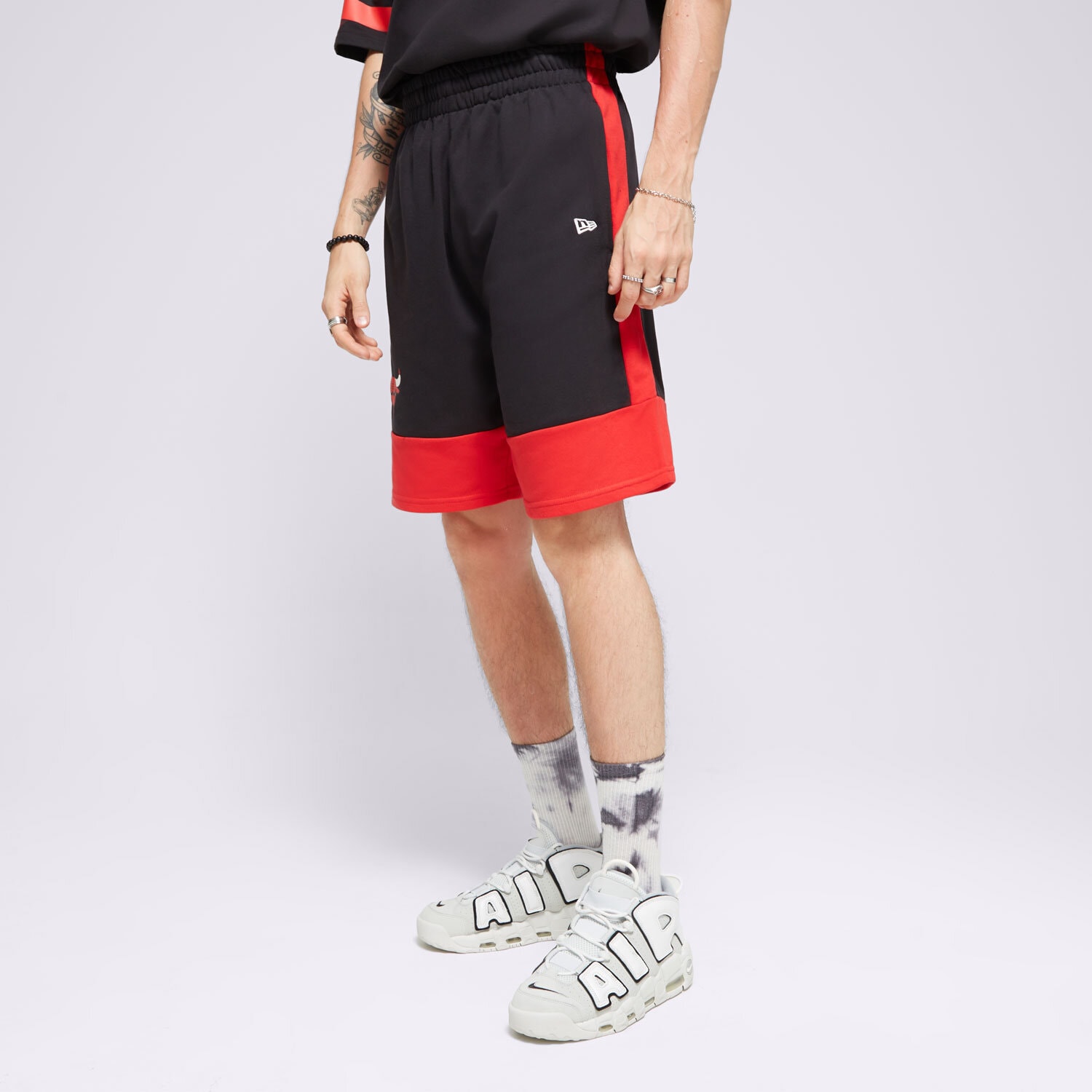 Herren Shorts NEW ERA SHORTS NBA COLOUR BLOCK SHORT BULLS CHICAGO BULLS 60416373 Schwarz