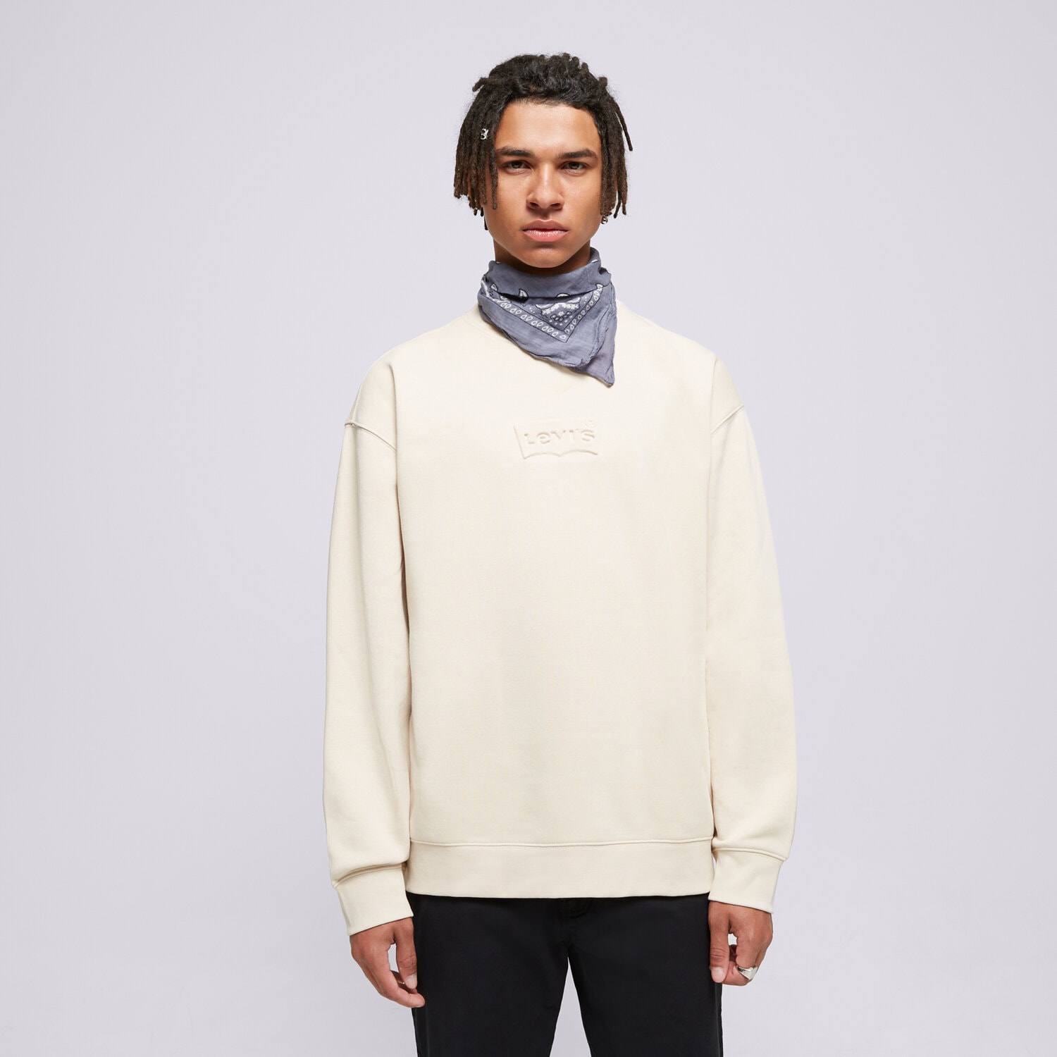 Herren LEVI'S SWEATSHIRT RELAXD GRAPHIC CREW NEUTRALS 38712-0239 Beige