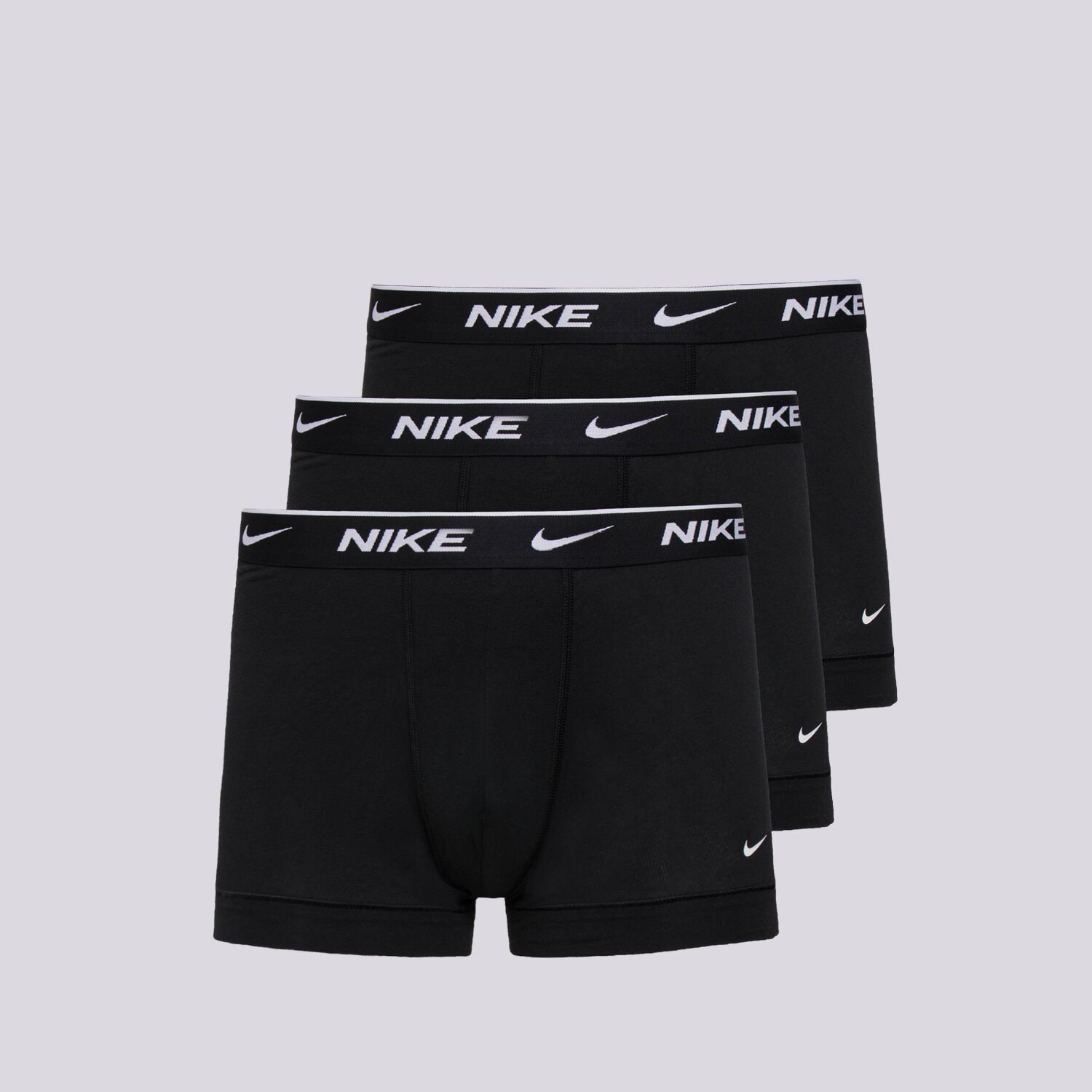Herren Unterwäsche NIKE 3 PACK TRUNKS  0000KE1008UB1 Schwarz