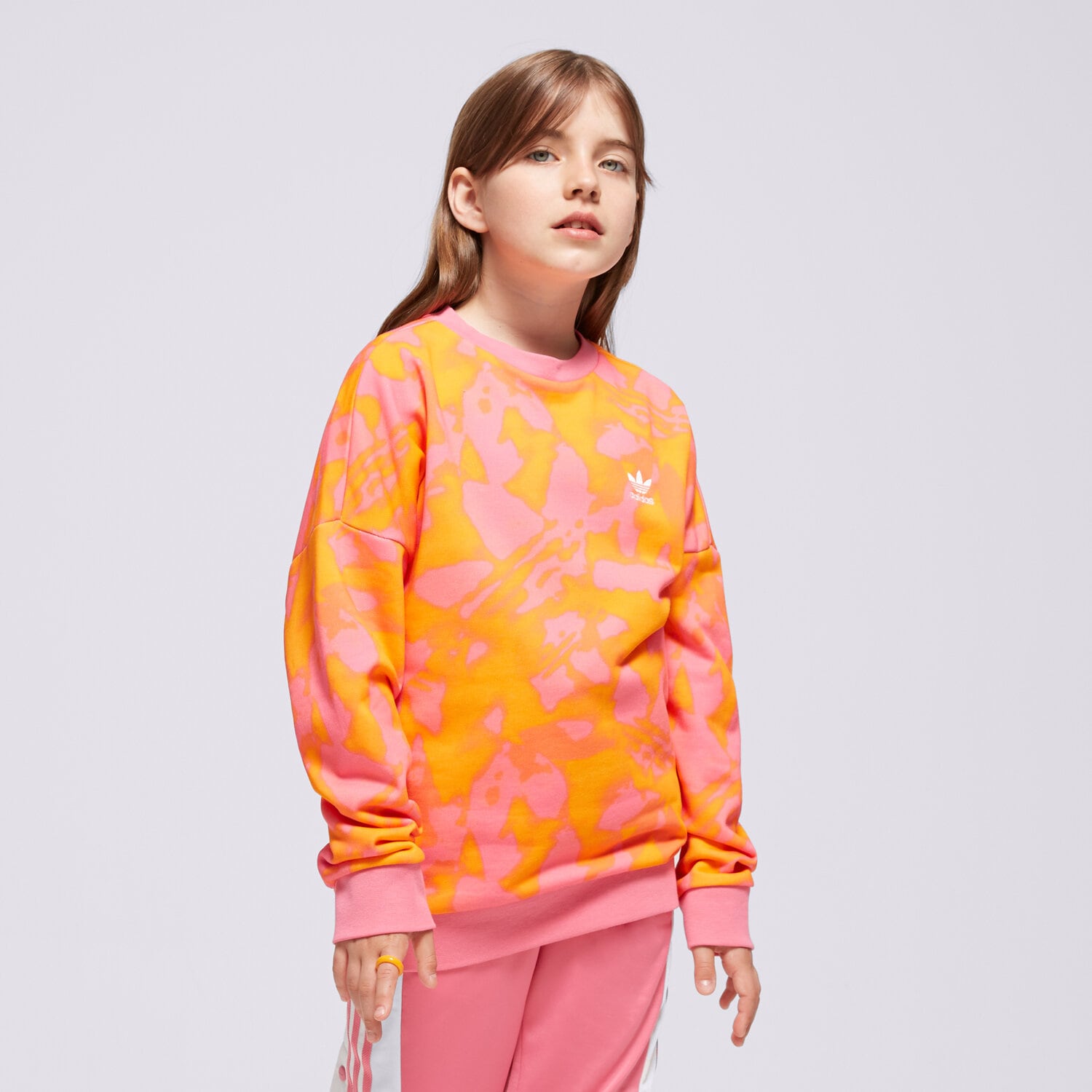 Kinder ADIDAS SWEATSHIRT CREW GIRL IT7307 Rosa