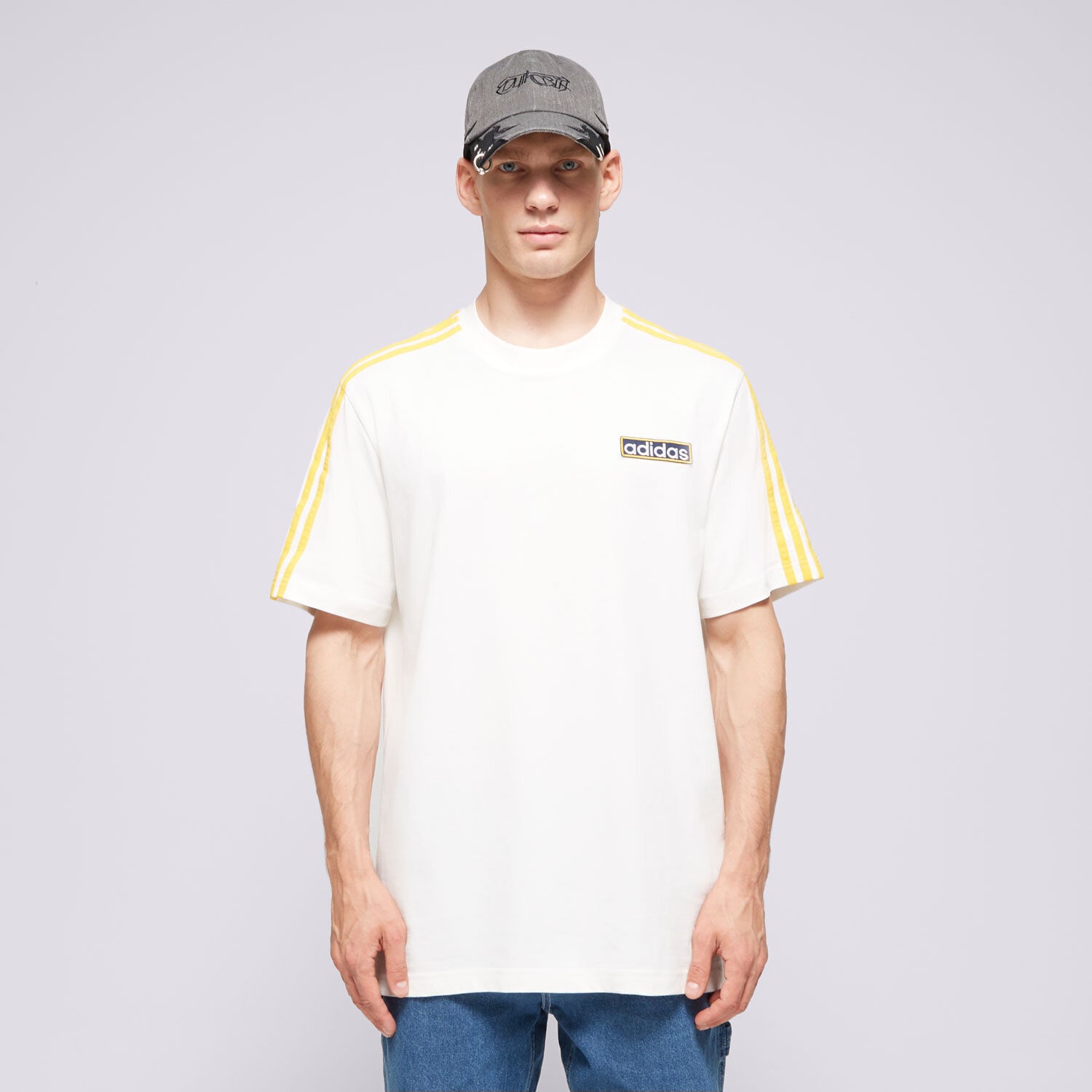 Herren T-Shirt ADIDAS T-SHIRT ADIBREAK TEE IU2360 Weiß