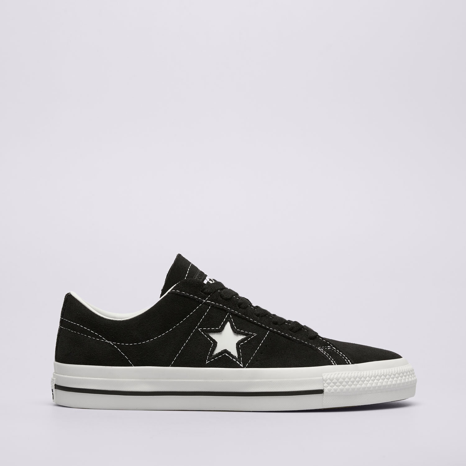 Black suede one star converse on sale