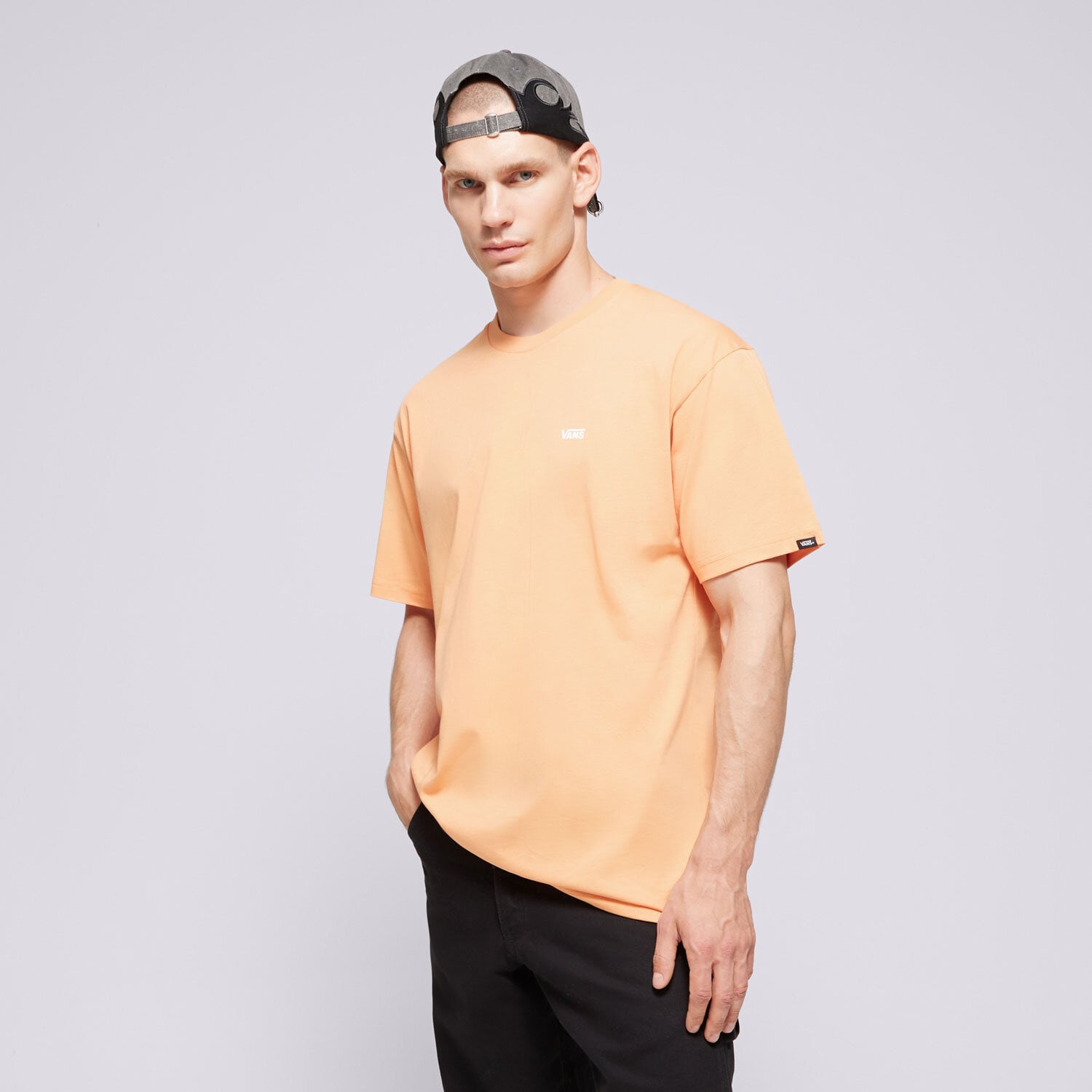 Herren T-Shirt VANS T-SHIRT LEFT CHEST COPPER TAN VN0A3CZECR51 Orange