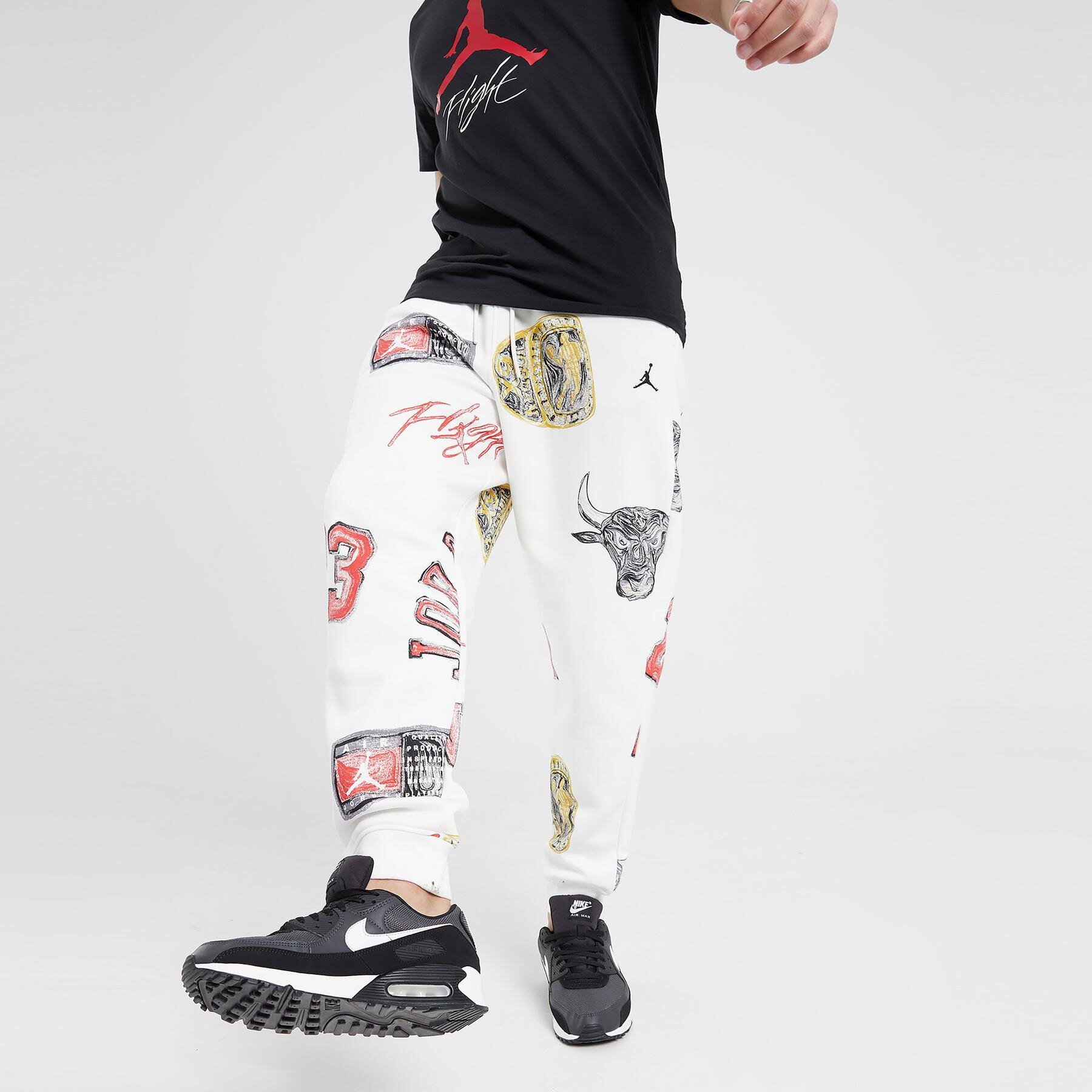 Herren Hosen JORDAN HOSE M J ESS AOP FLC PANT FN4547-133 Multicolor
