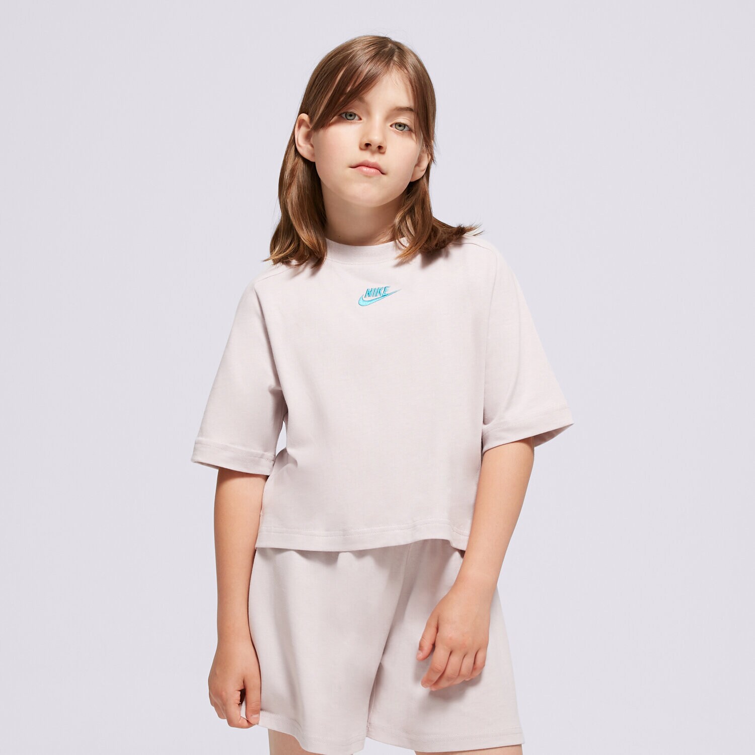 Kinder T-Shirt NIKE T-SHIRT G NSW SS TOP JSY LBR GIRL FN8589-019 Violet