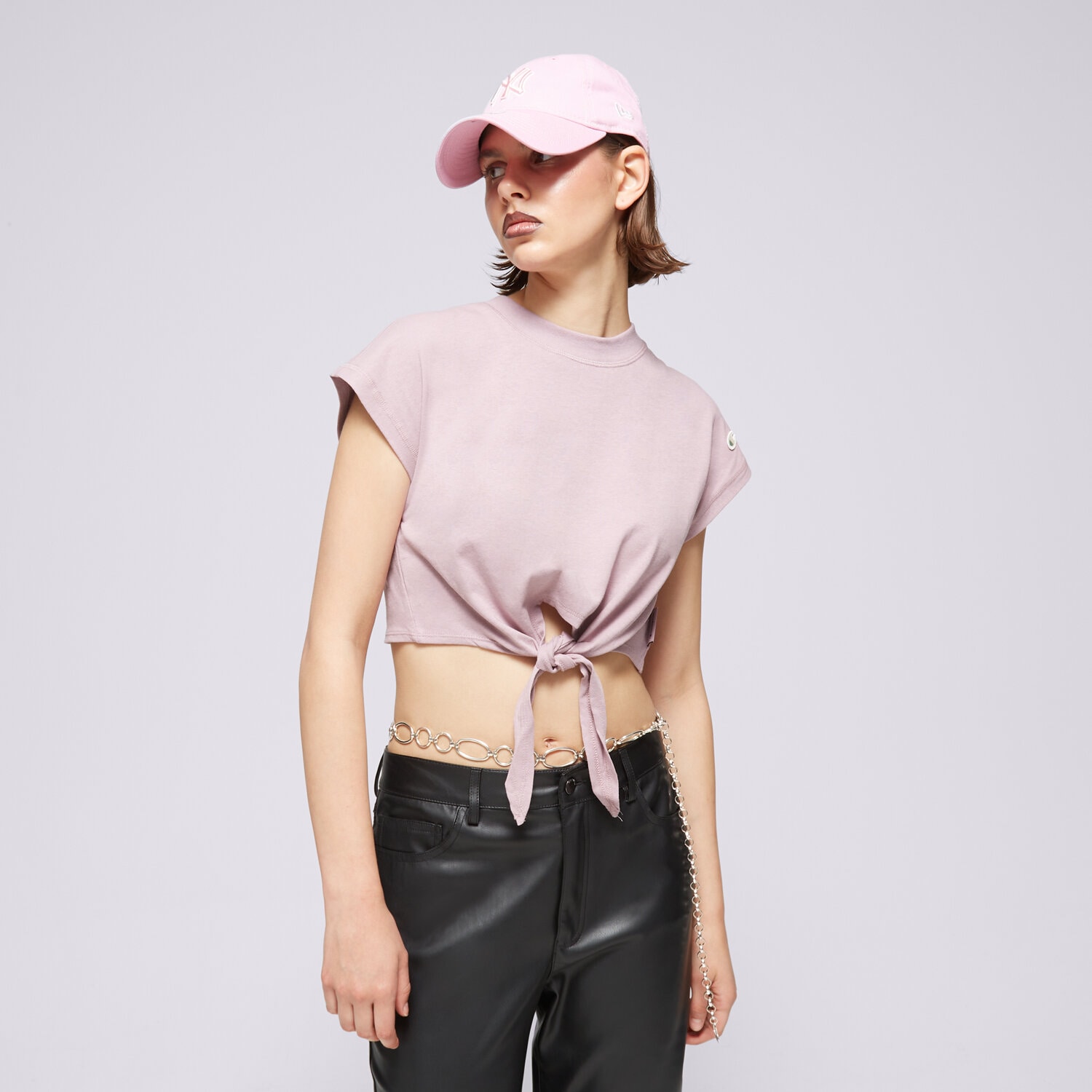 Damen T-Shirt CHAMPION T-SHIRT CREWNECK ECO FUTURE 117178PS162 Violet