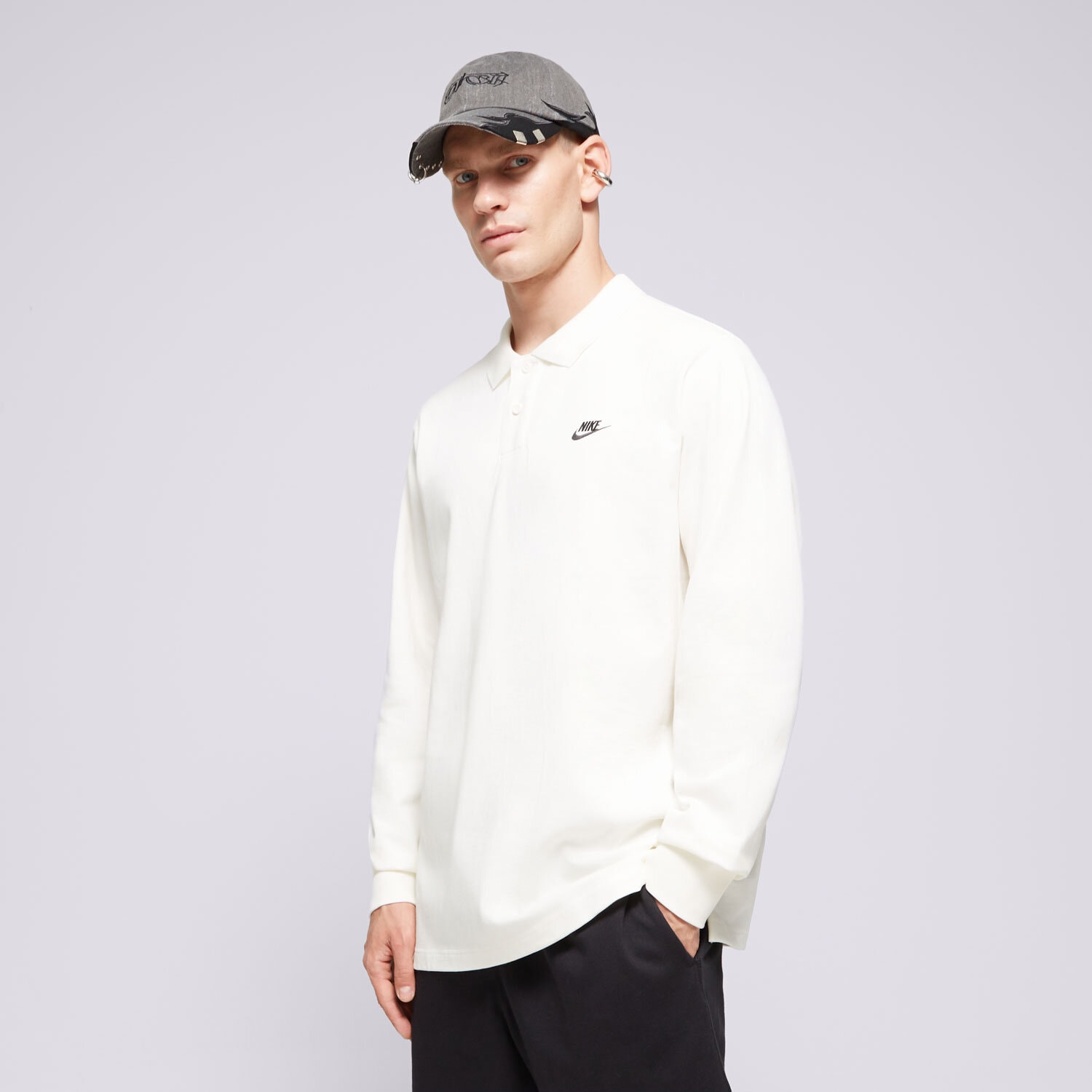 Herren Polo-Shirt NIKE POLO CLUB FQ3417-133 Weiß