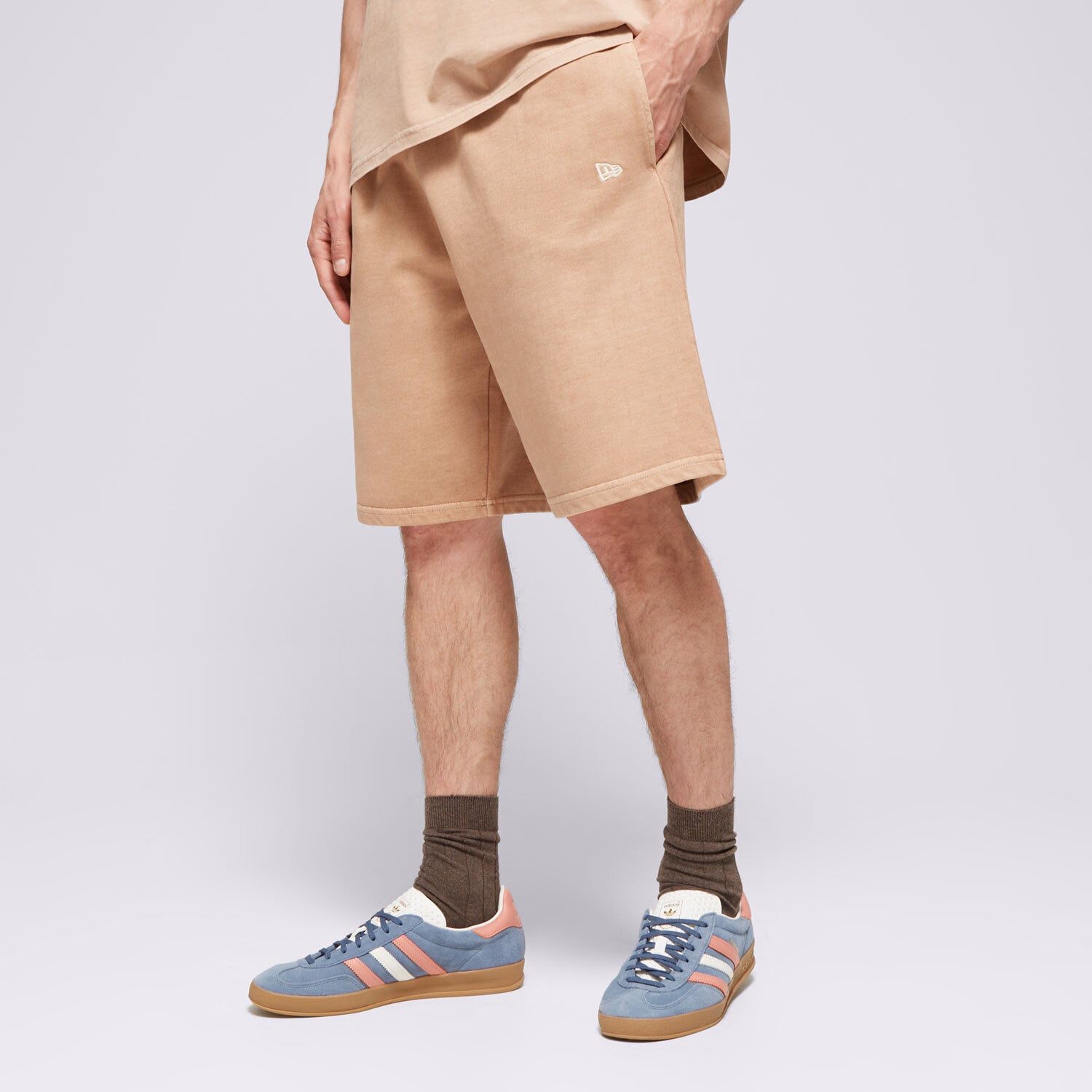 Herren Shorts NEW ERA SHORTS NE WASHED SHORTS NONE 60502667 Braun