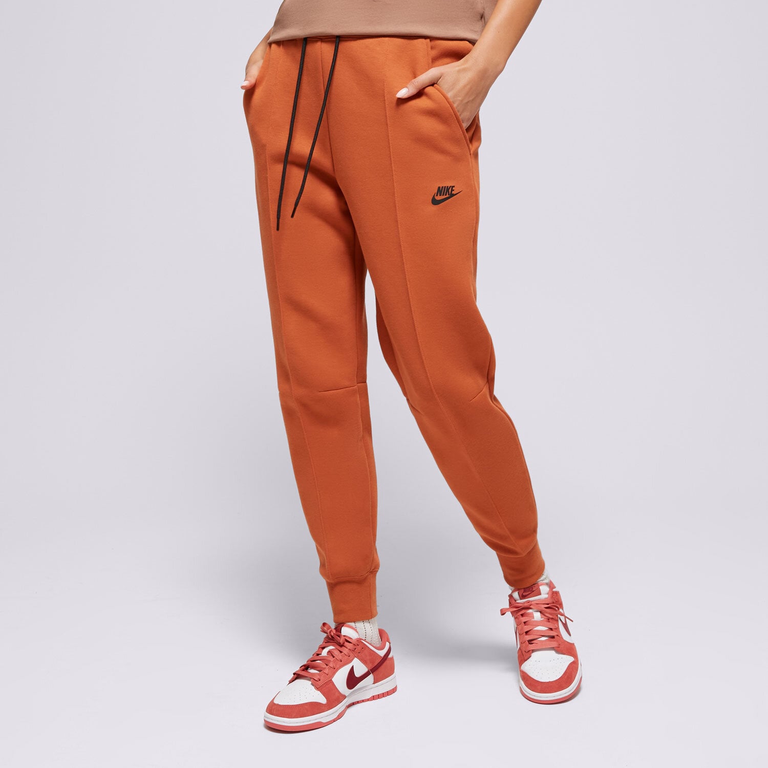 Damen Hosen NIKE HOSE W NSW TCH FLC MR JGGR FB8330-825 Orange